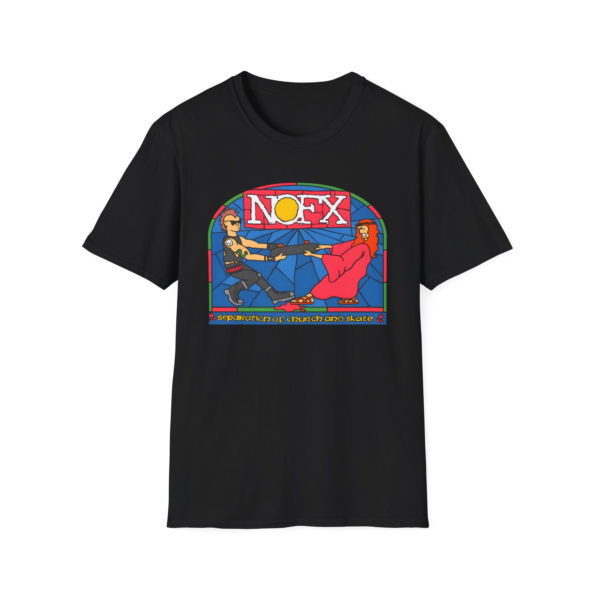 Nofx Seperation Unisex Softstyle T-Shirt