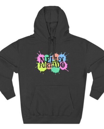 Nelly Furtado Three-Panel Fleece Hoodie