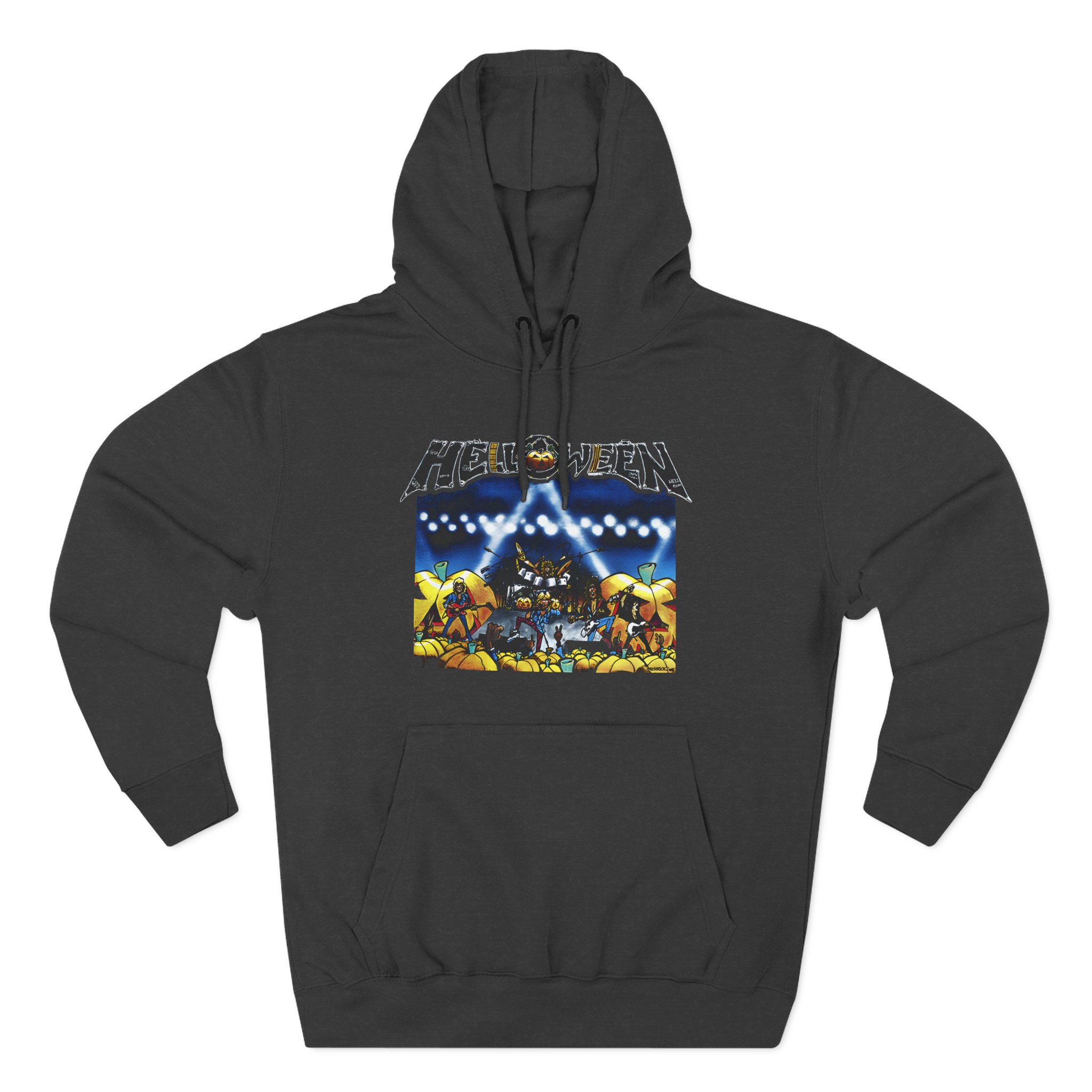 Helloween Live in the U.k. Three-Panel Fleece Hoodie