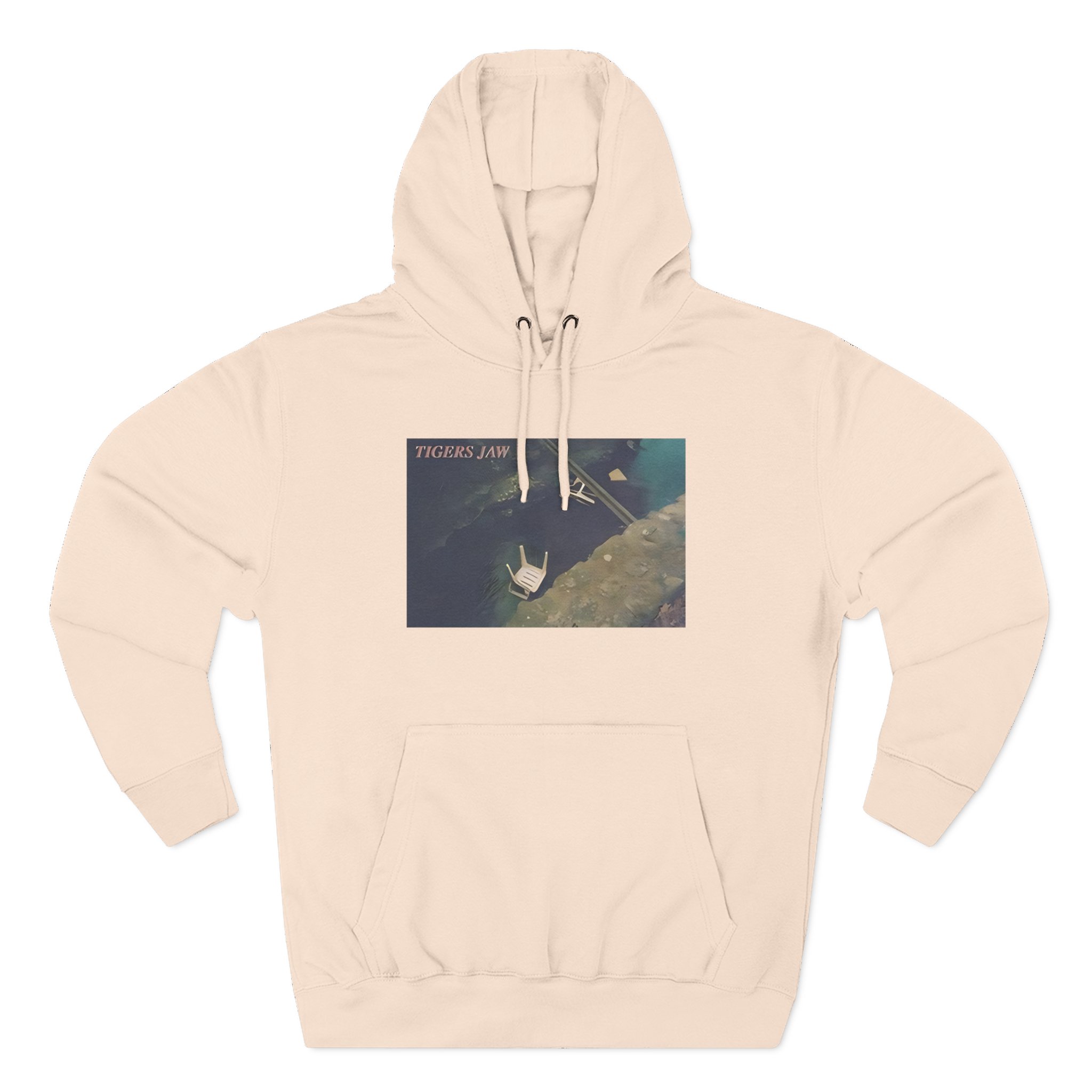 Tigers Jaw Chairs in Water Three-Panel Fleece Hoodie