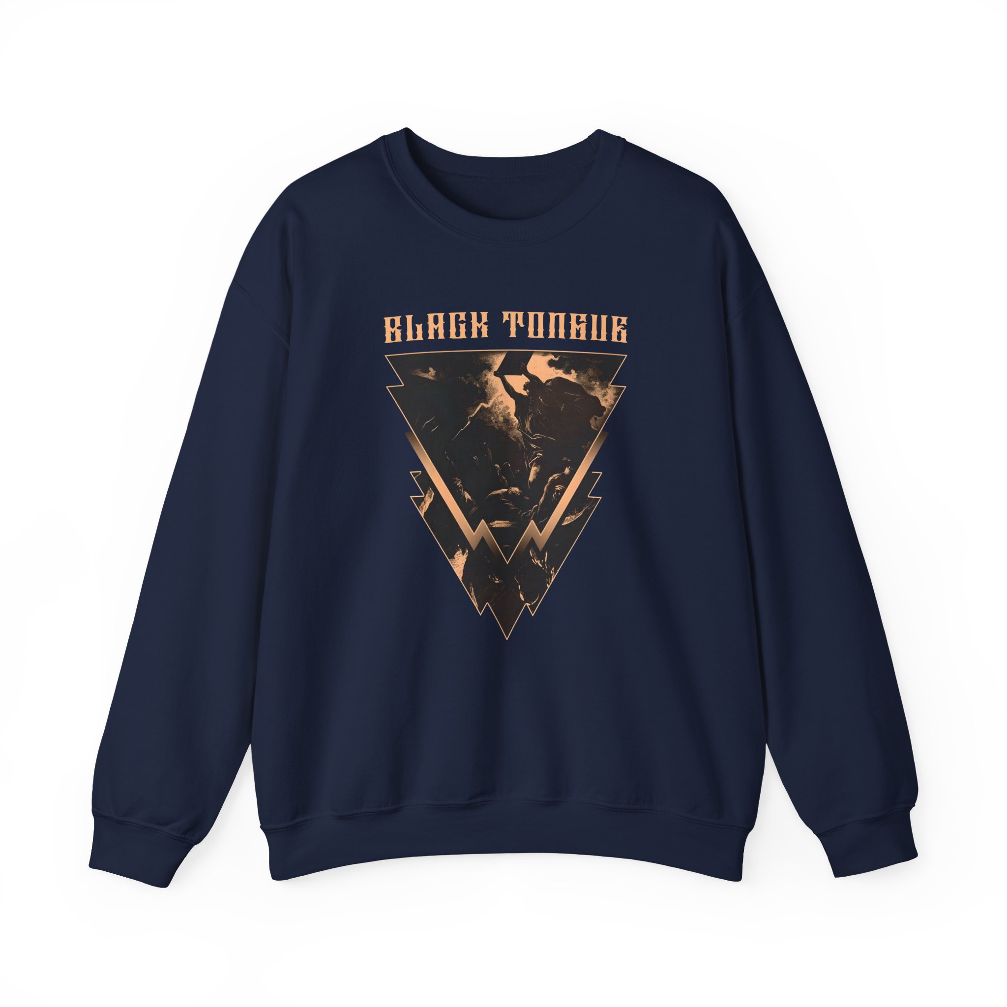 Black Tongue Born Hanged Unisex Heavy Blendâ„¢ Crewneck Sweatshirt