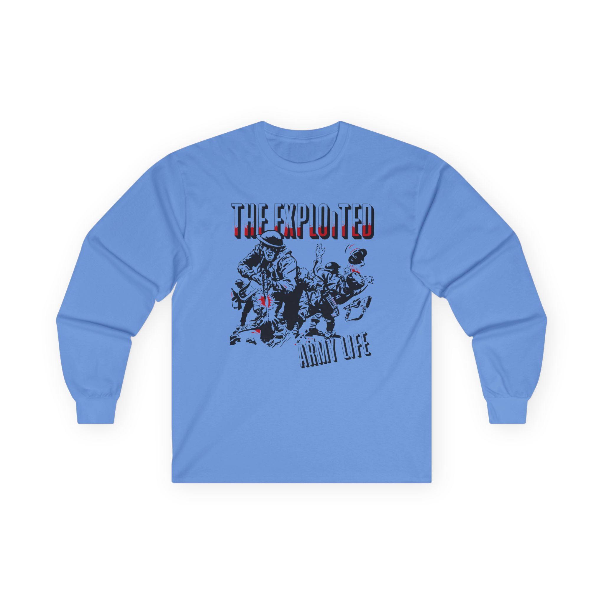 The Exploited Army Life Unisex Ultra Cotton Long Sleeve Tee