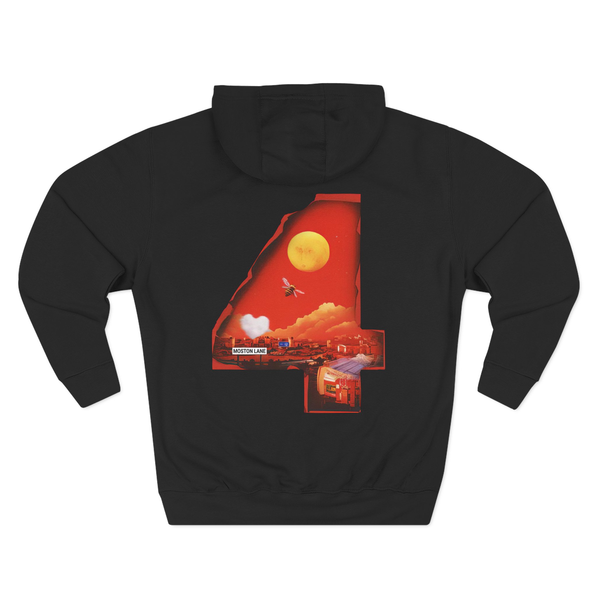 Aitch 4 Three-Panel Fleece Hoodie