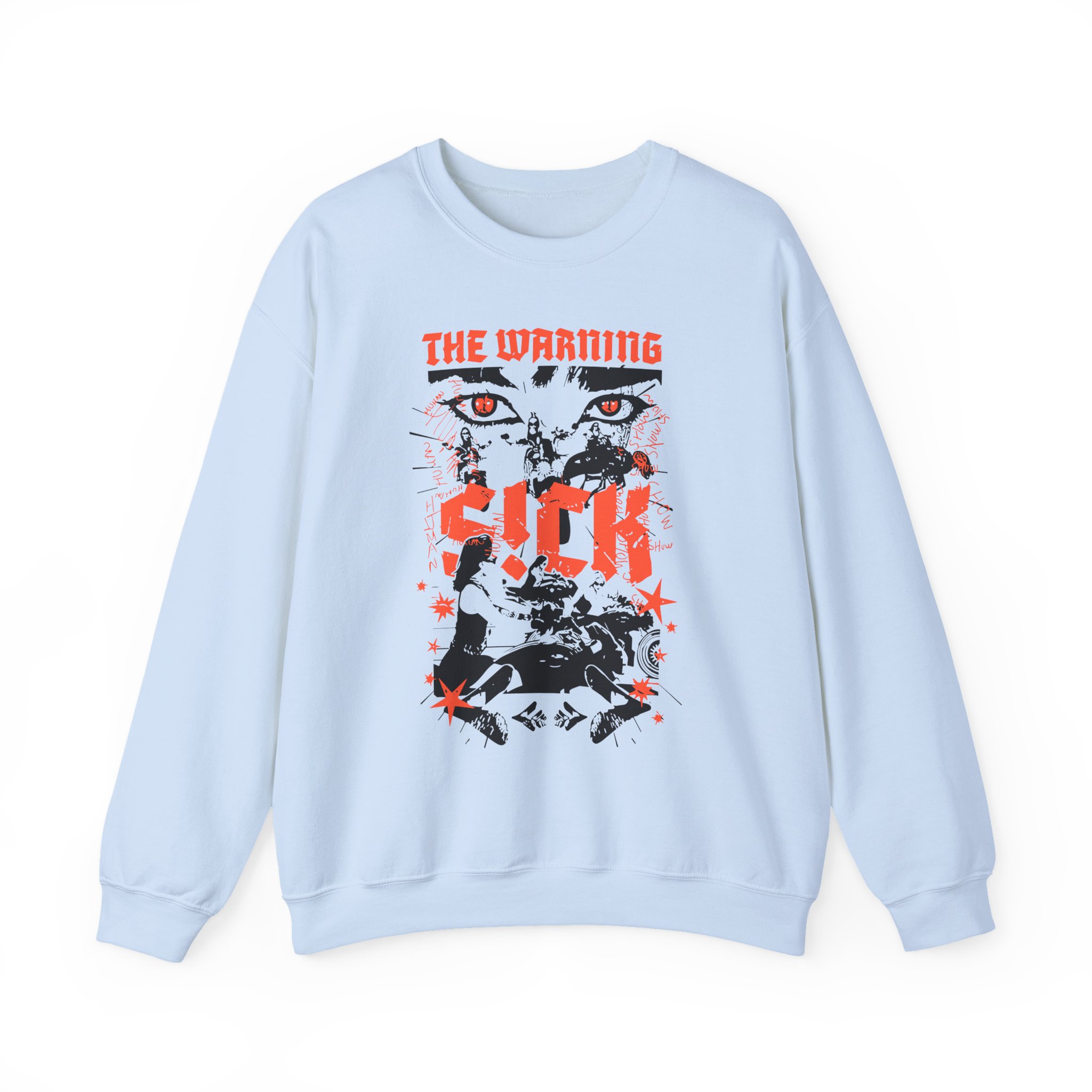 The Warning New S!ck Unisex Heavy Blendâ„¢ Crewneck Sweatshirt