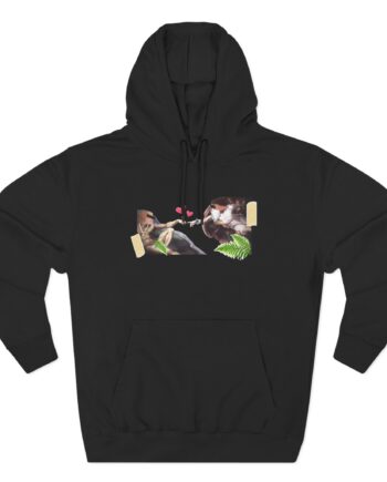 Stegi Three-Panel Fleece Hoodie