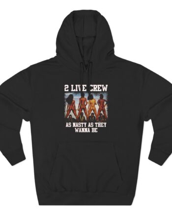 2 Live Crew Three-Panel Fleece Hoodie