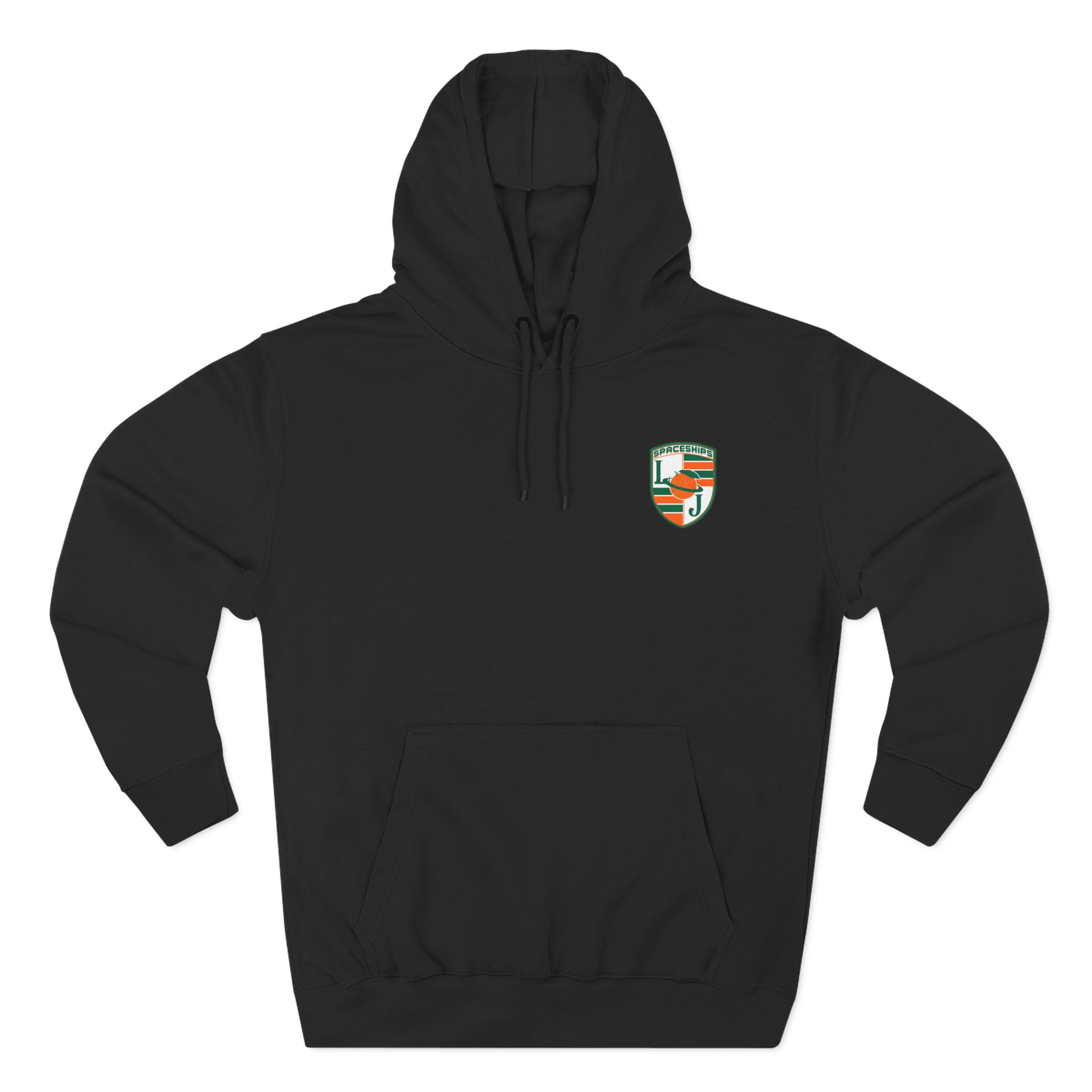 Larry June Badge Three-Panel Fleece Hoodie