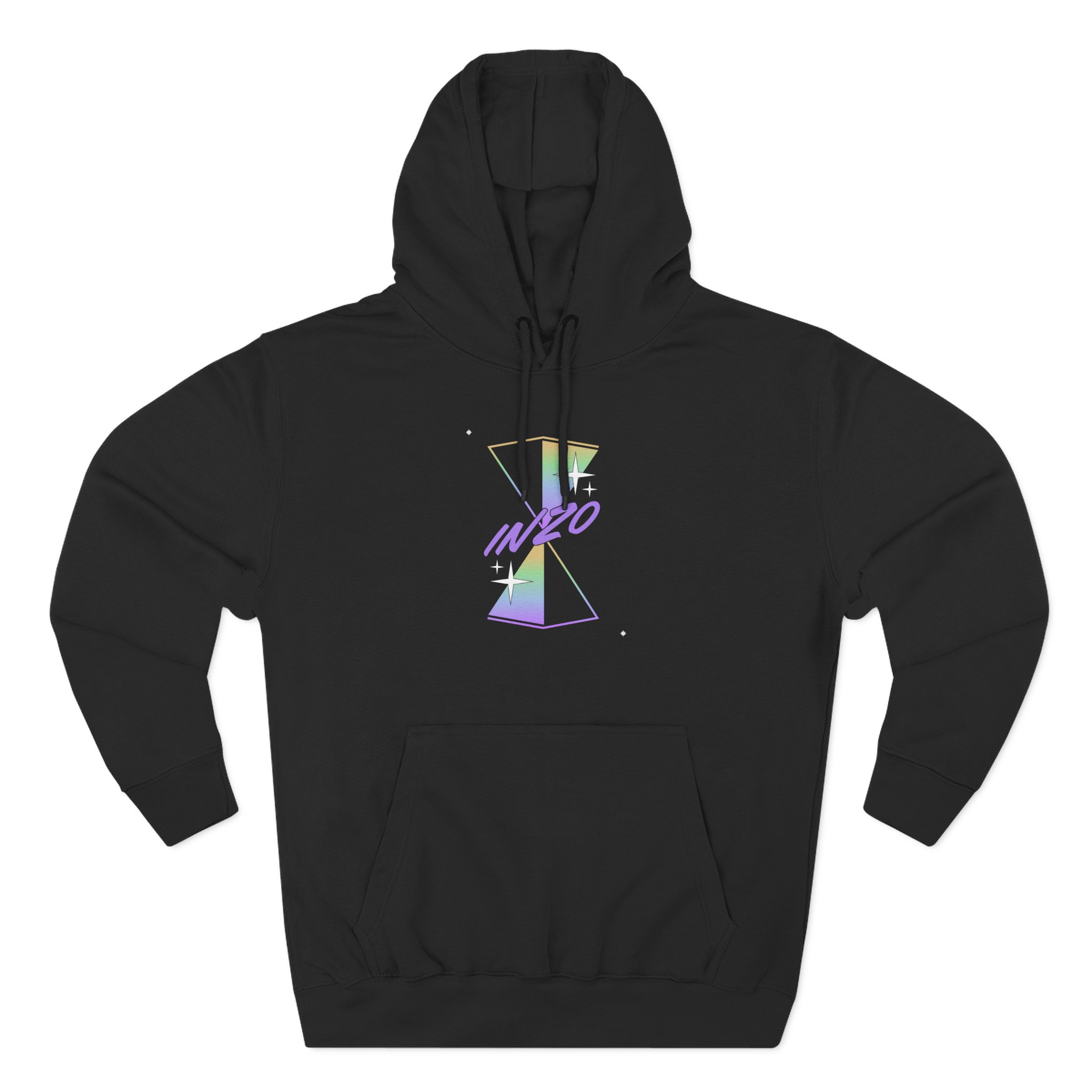 Inzo Three-Panel Fleece Hoodie
