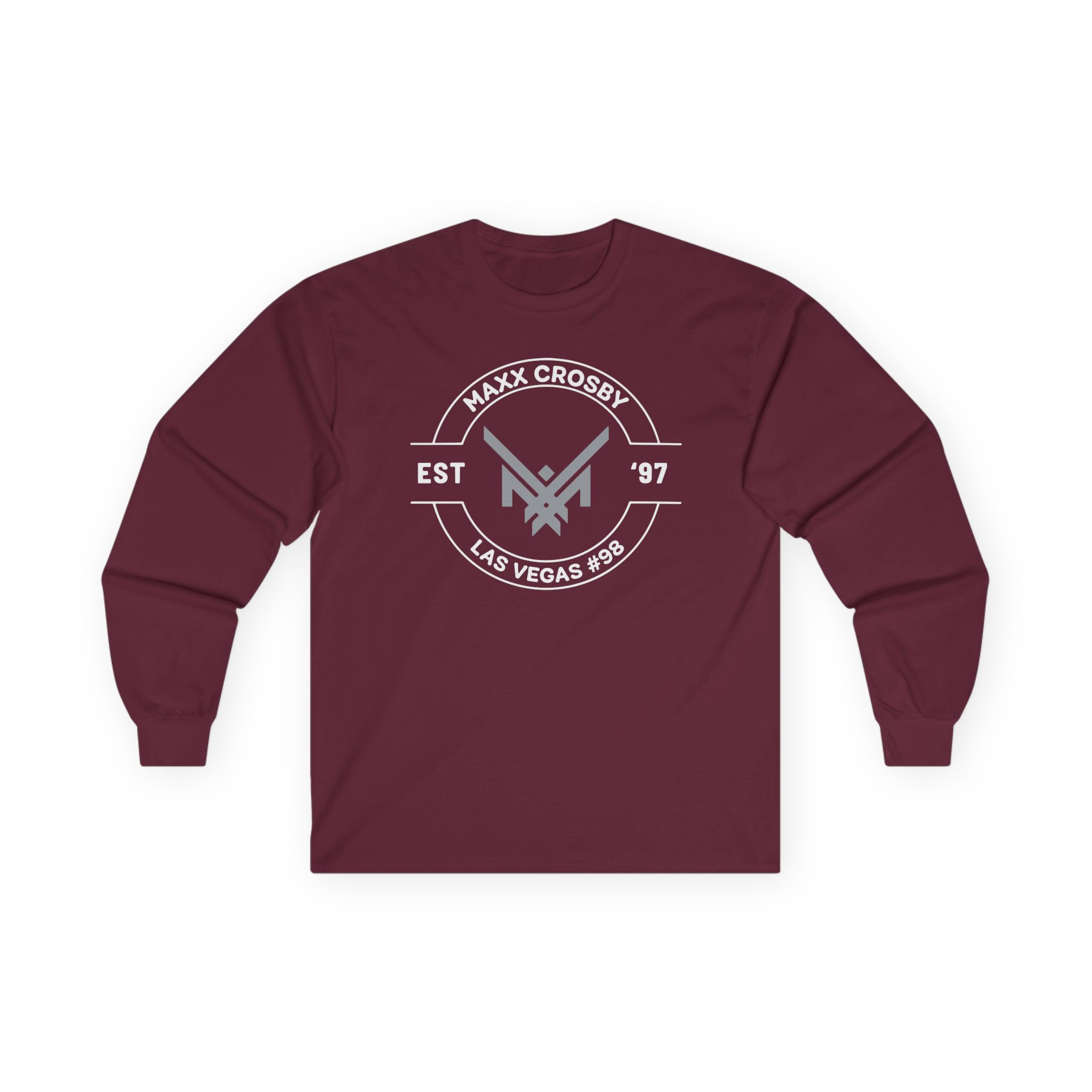 Maxx Crosby Logo Unisex Ultra Cotton Long Sleeve Tee