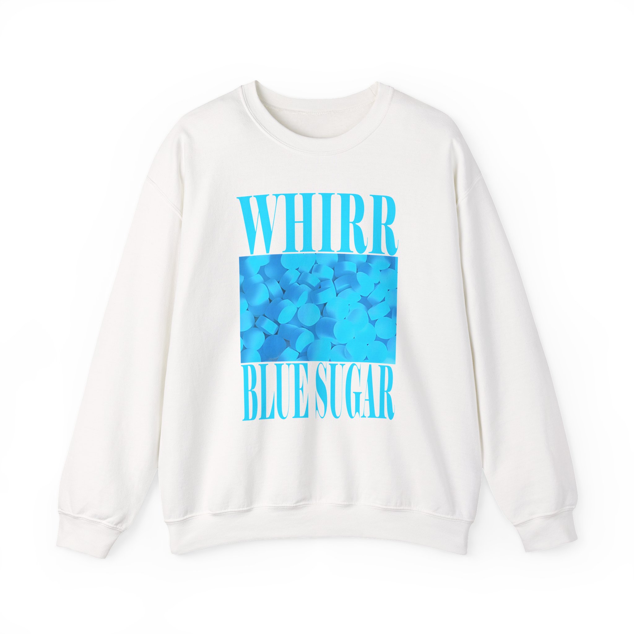 Whirr Blue Sugar Unisex Heavy Blendâ„¢ Crewneck Sweatshirt