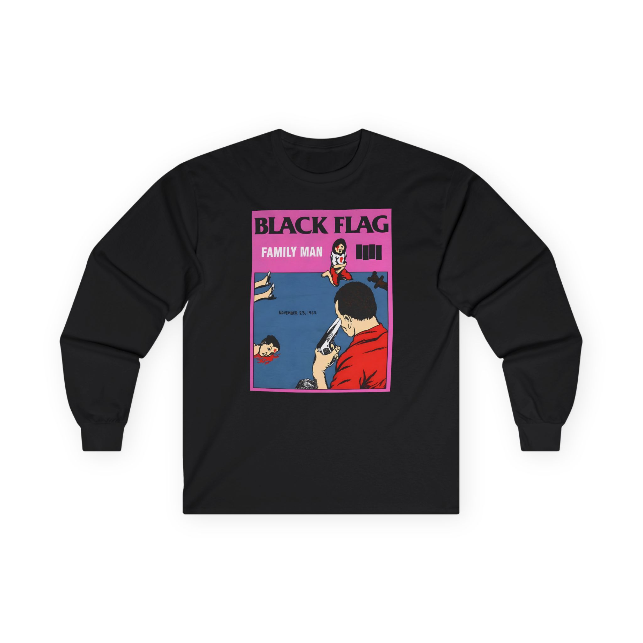 Black Flag Family Man Unisex Ultra Cotton Long Sleeve Tee