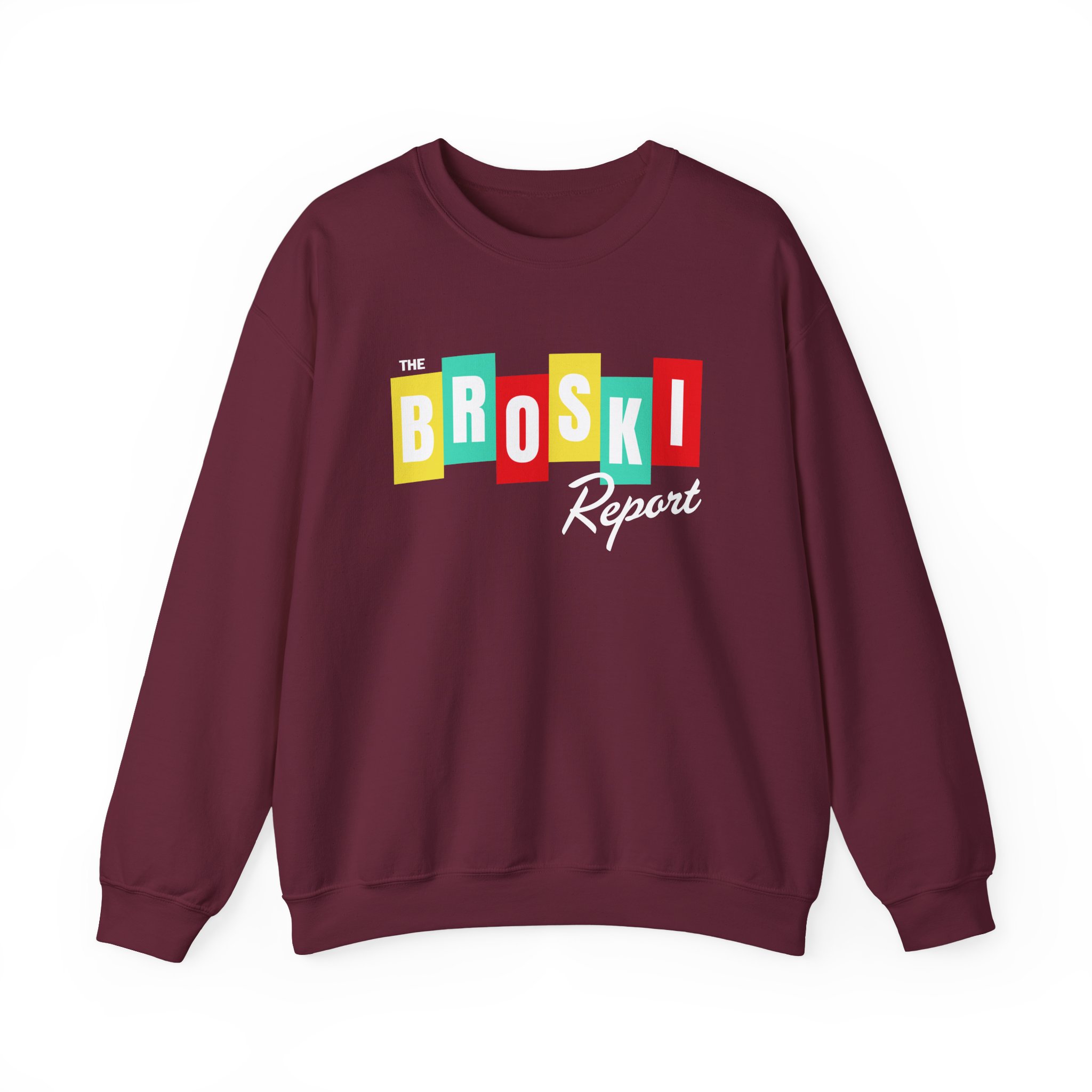 Broski Report National News Blast Unisex Heavy Blendâ„¢ Crewneck Sweatshirt