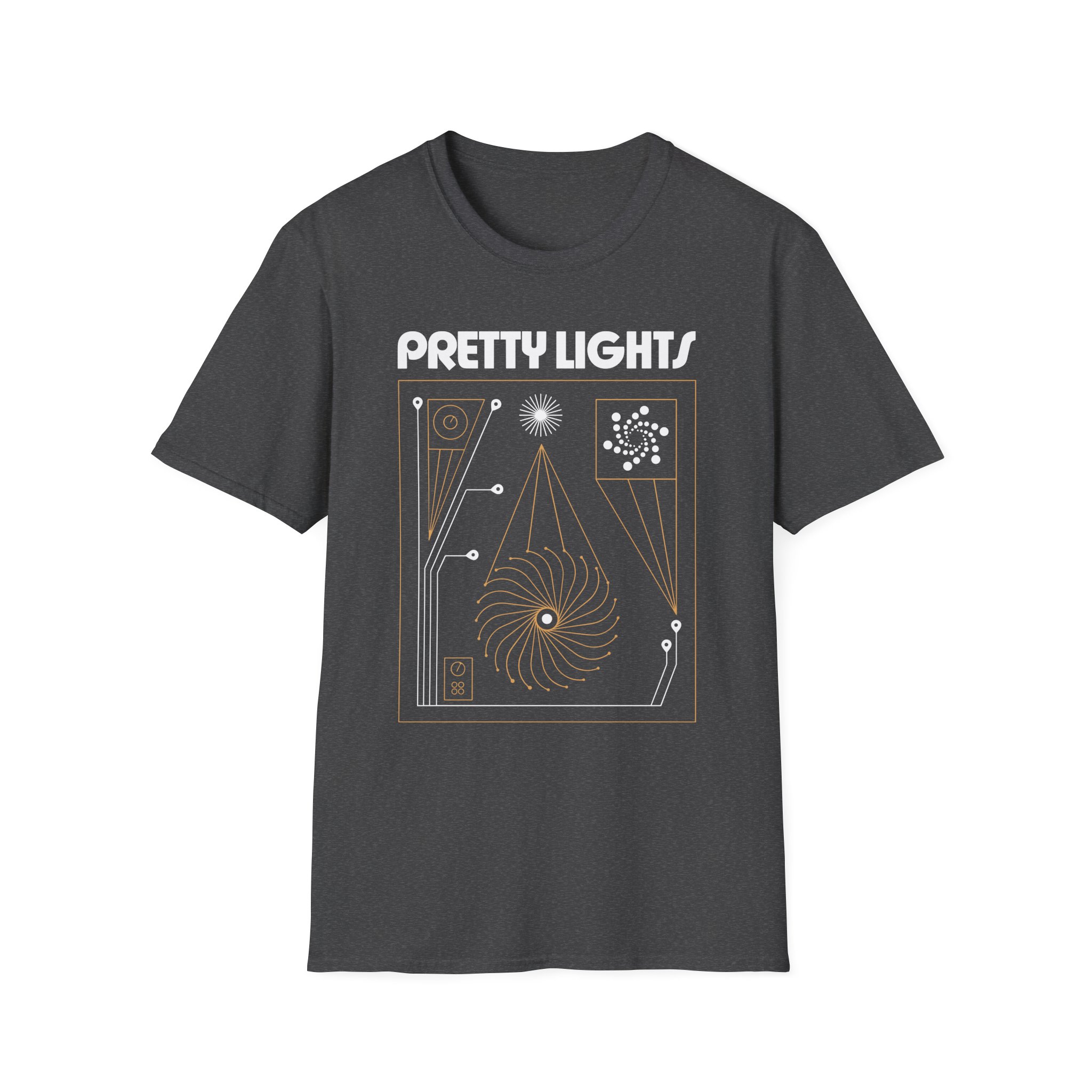 Pretty Lights Swirl Science Unisex Softstyle T-Shirt