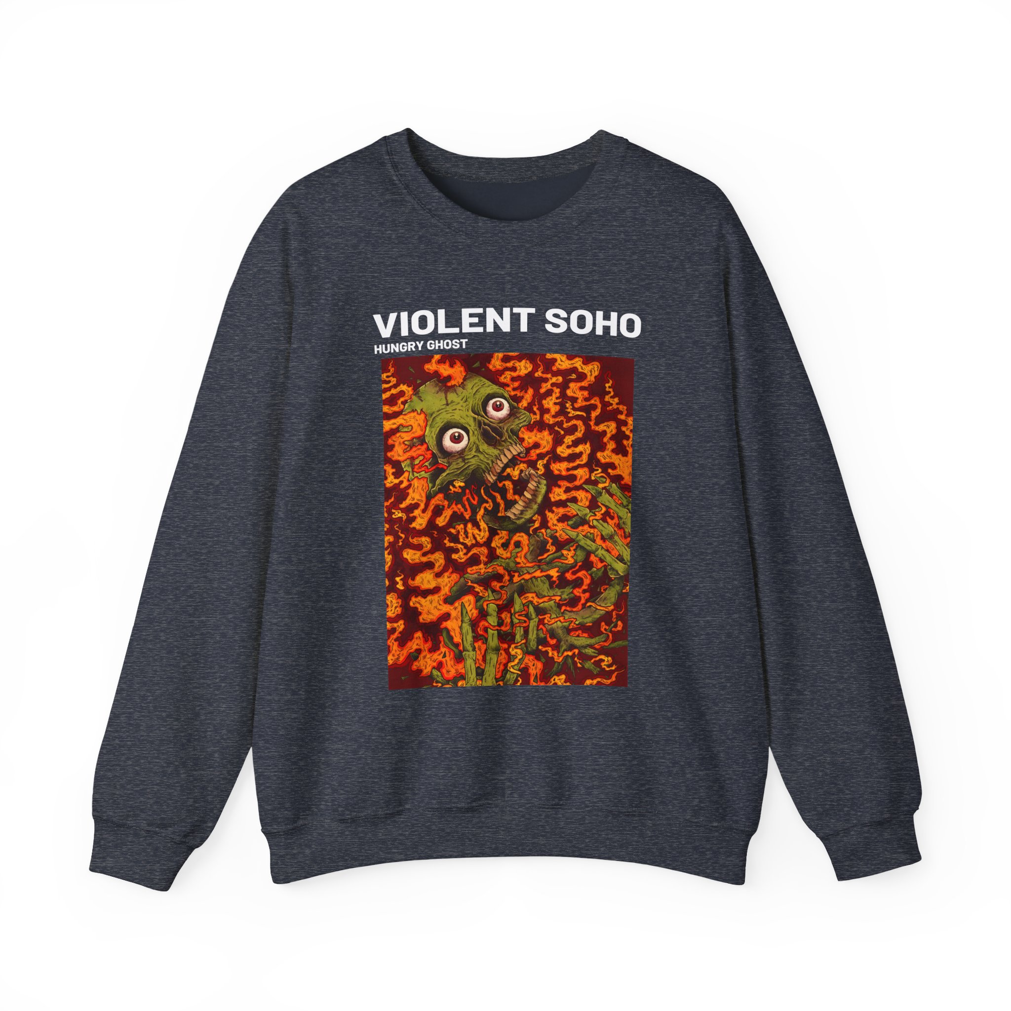 Violent Soho Hungry Ghost Unisex Heavy Blendâ„¢ Crewneck Sweatshirt