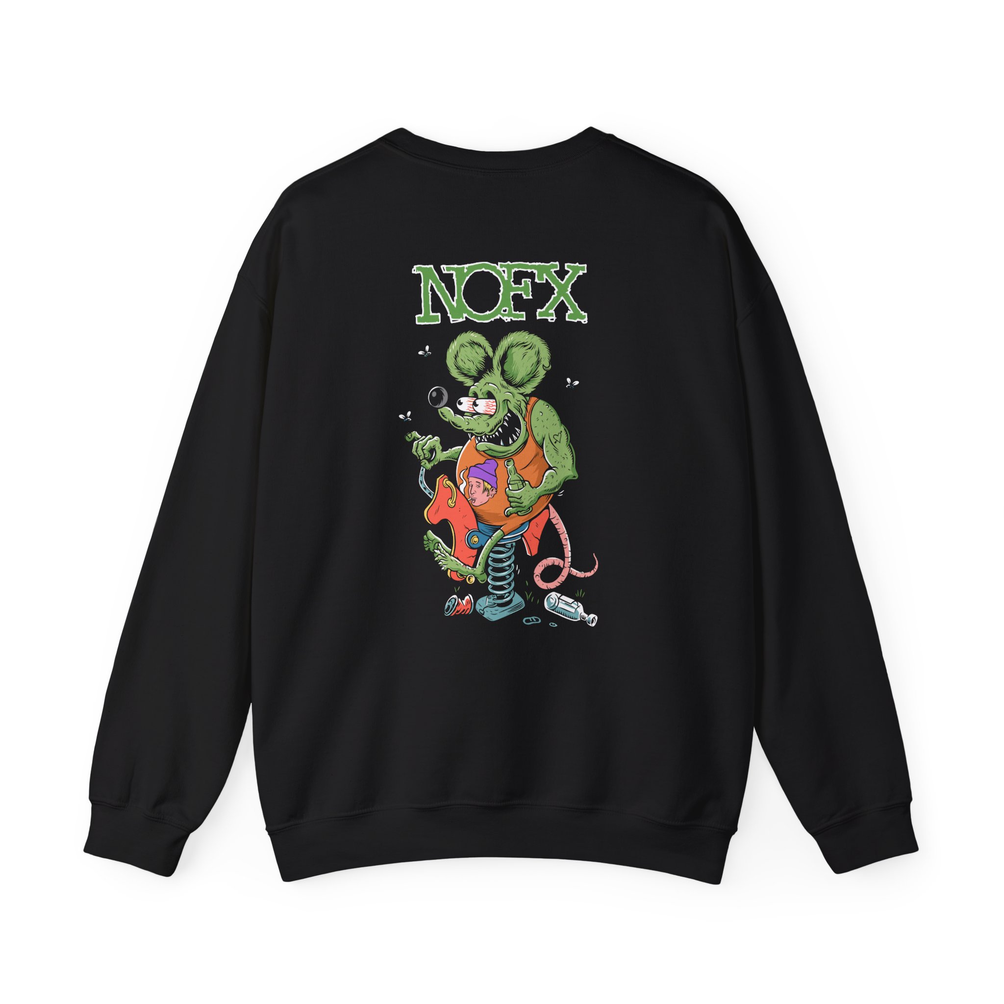 Nofx Rat Fink Unisex Heavy Blendâ„¢ Crewneck Sweatshirt