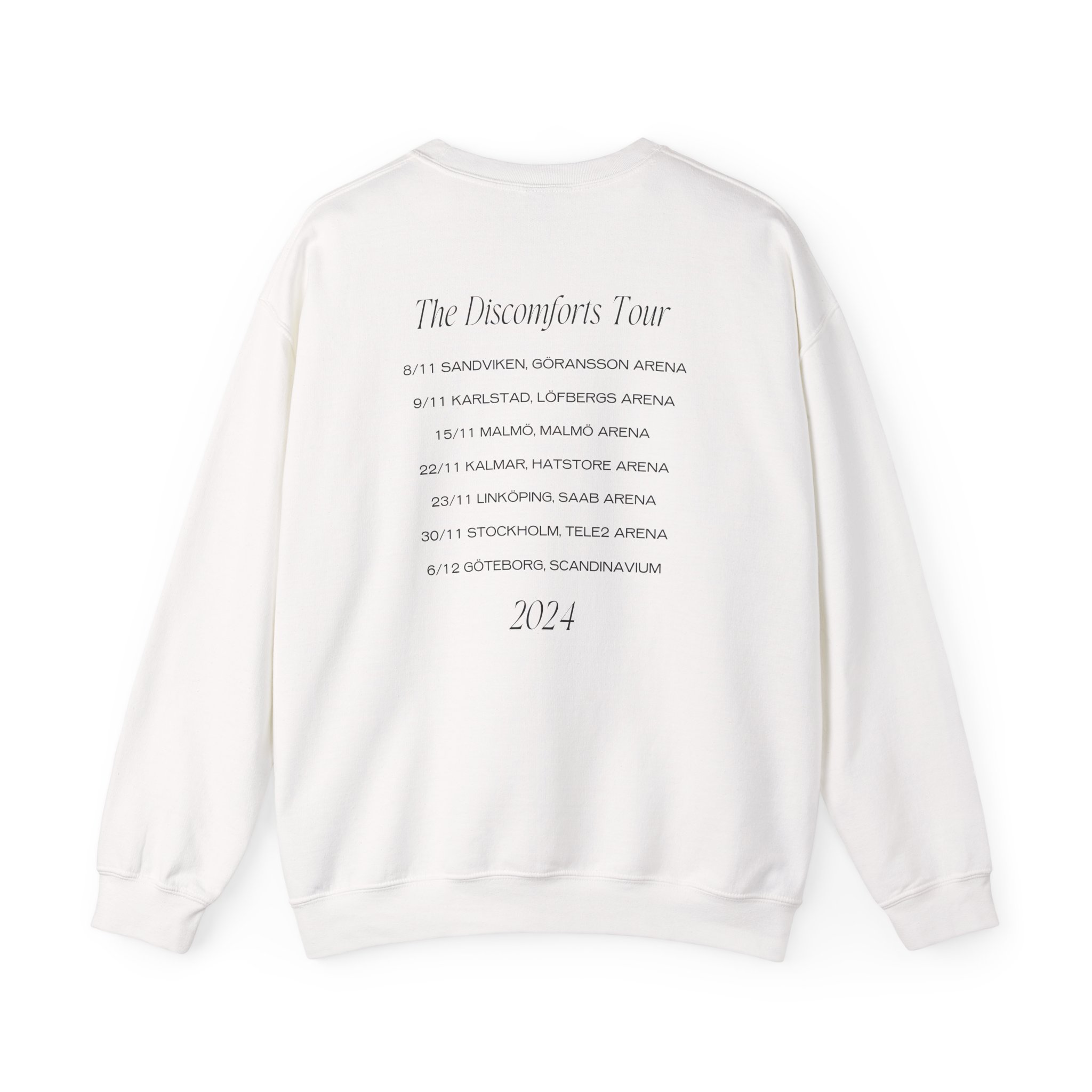 Albin Lee Meldau Discomforts Tour Unisex Heavy Blendâ„¢ Crewneck Sweatshirt