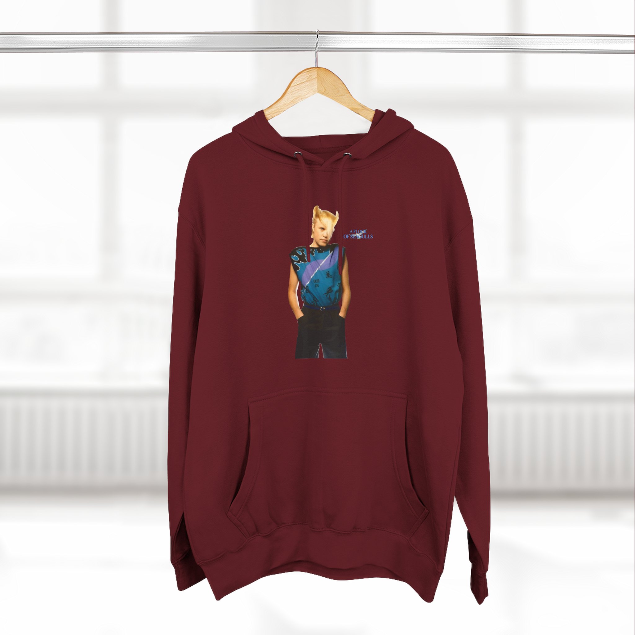 A Flock of Seagulls Mike Score Three-Panel Fleece Hoodie