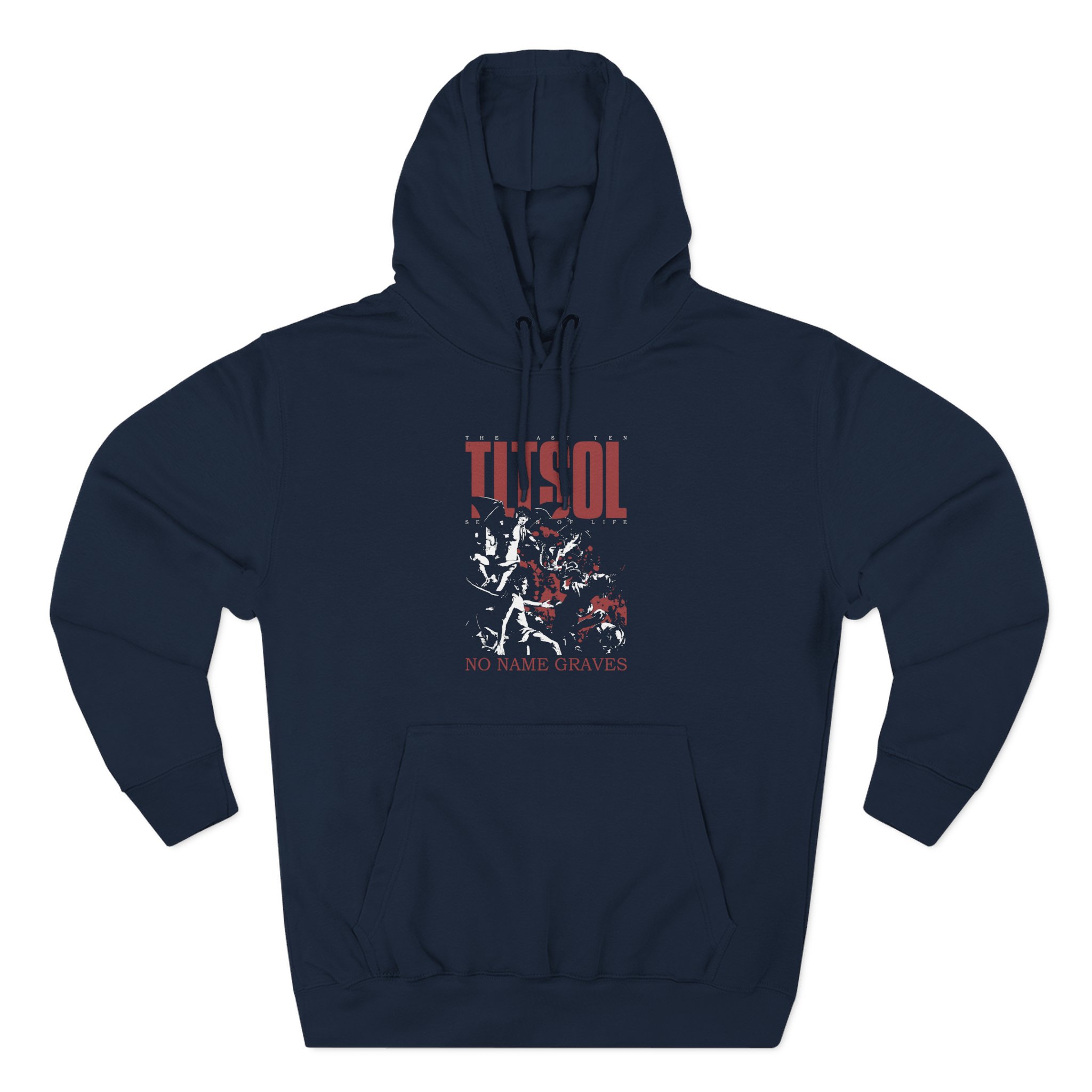 The Last Ten Seconds of Life No Name Graves Three-Panel Fleece Hoodie