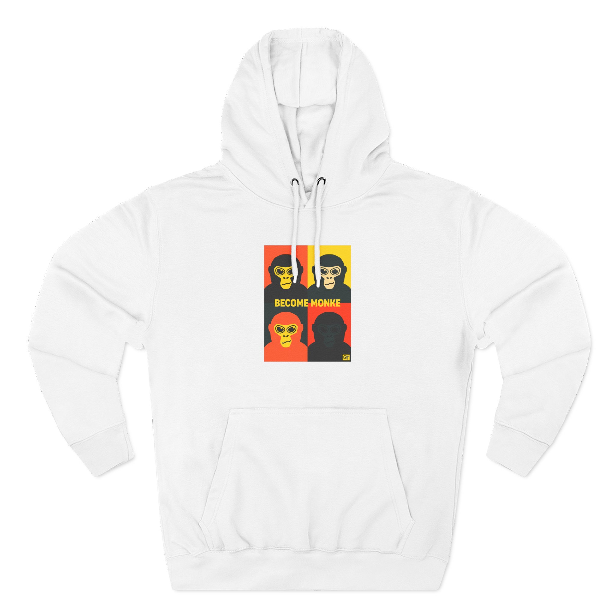 Gorilla Tag Become Monke Three-Panel Fleece Hoodie
