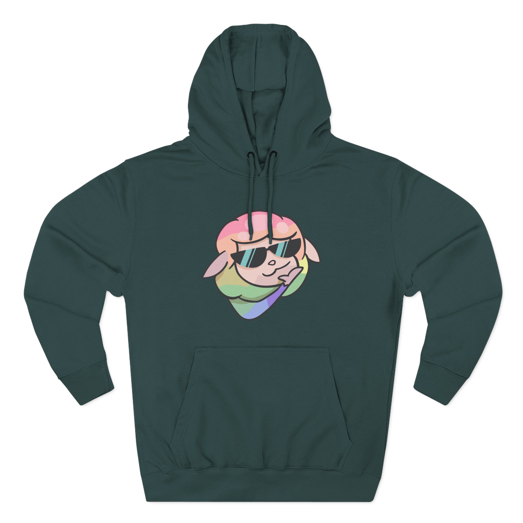 Captain Puffy Three-Panel Fleece Hoodie