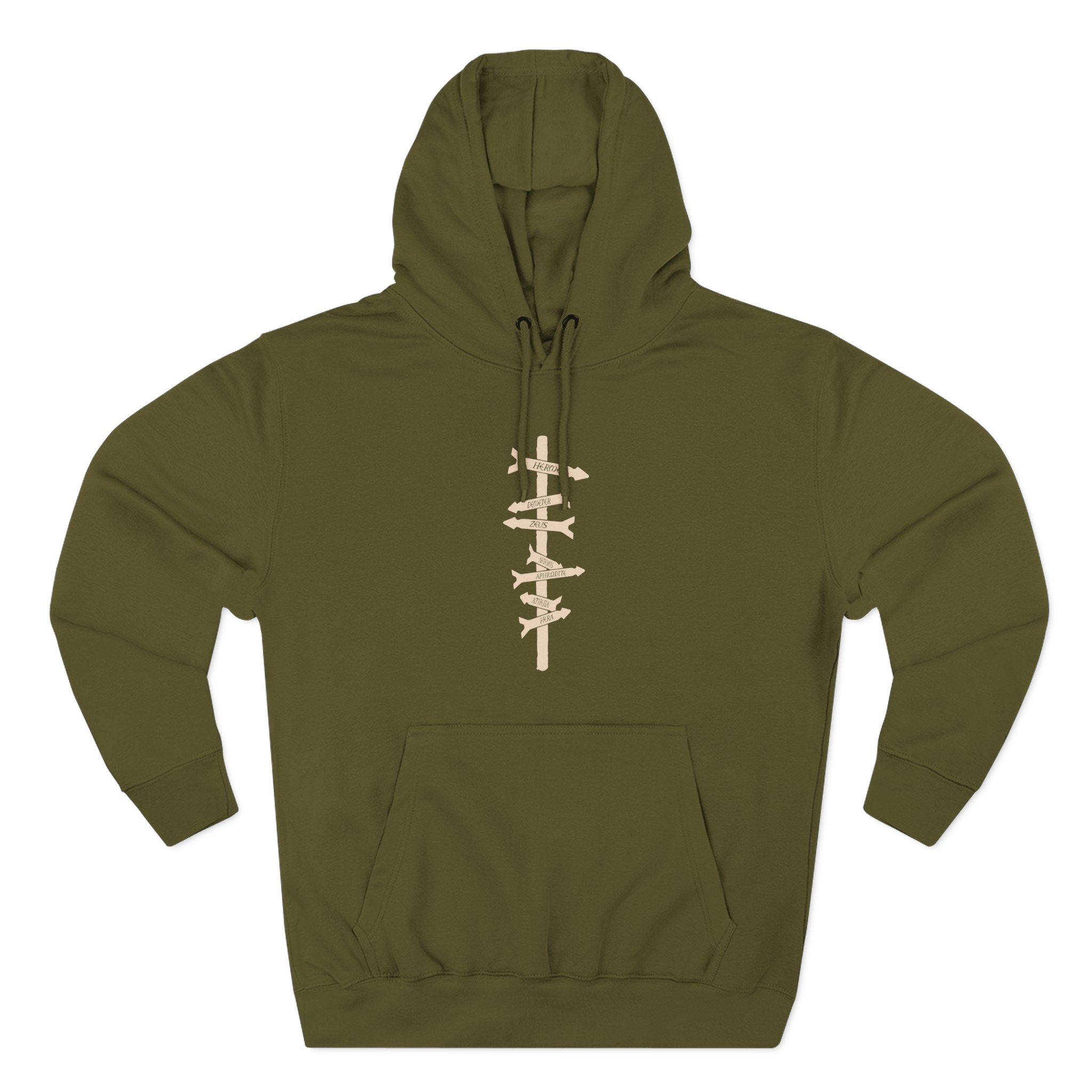 Percy Jackson and the Olympians Camp Signs Three-Panel Fleece Hoodie