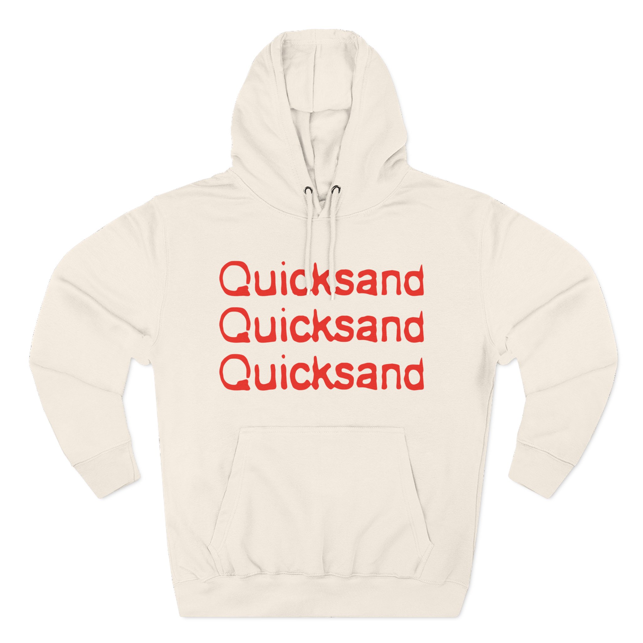 Quicksand Logo Three-Panel Fleece Hoodie