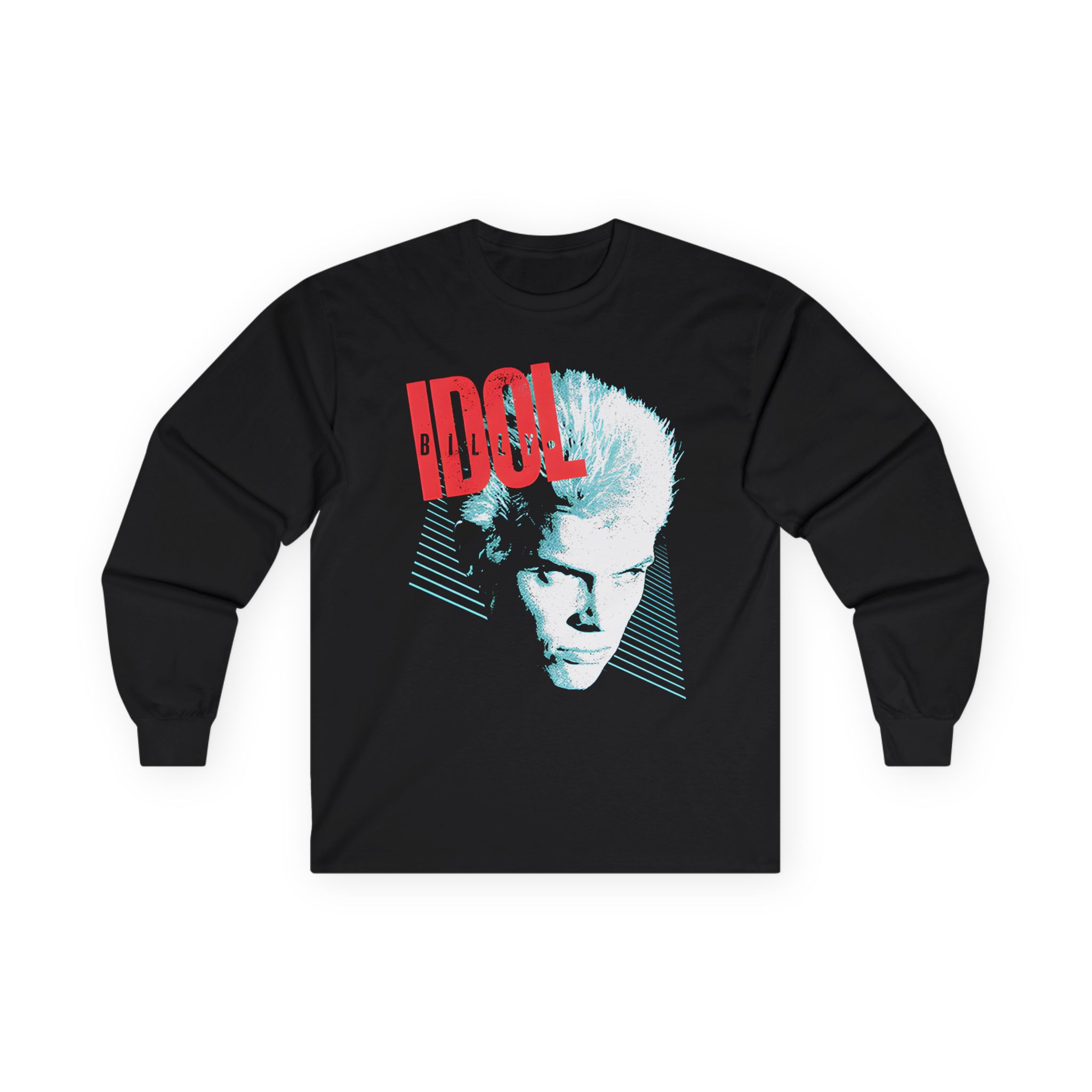 Billy Idol Face Stripes Unisex Ultra Cotton Long Sleeve Tee