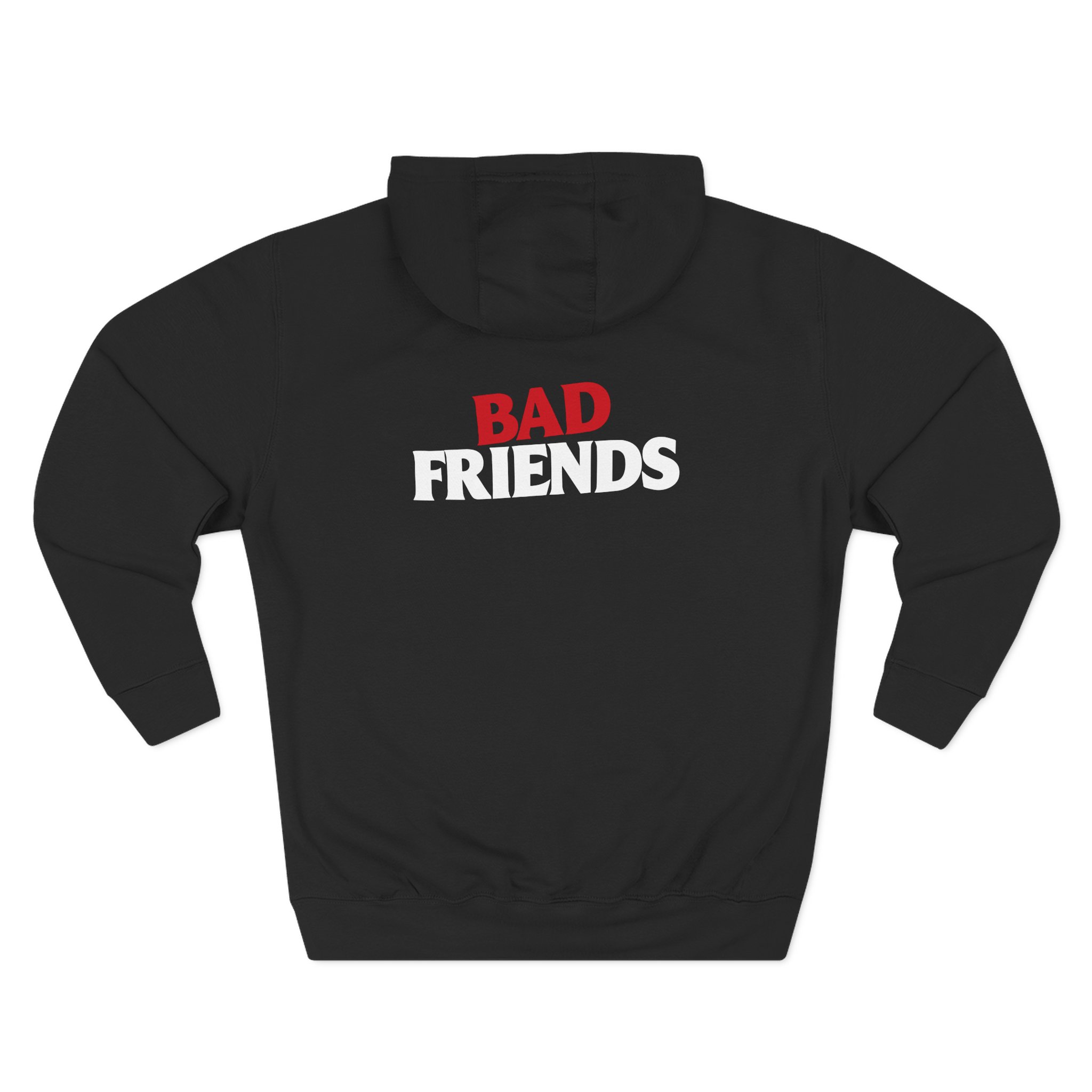 Bad Friends Three-Panel Fleece Hoodie
