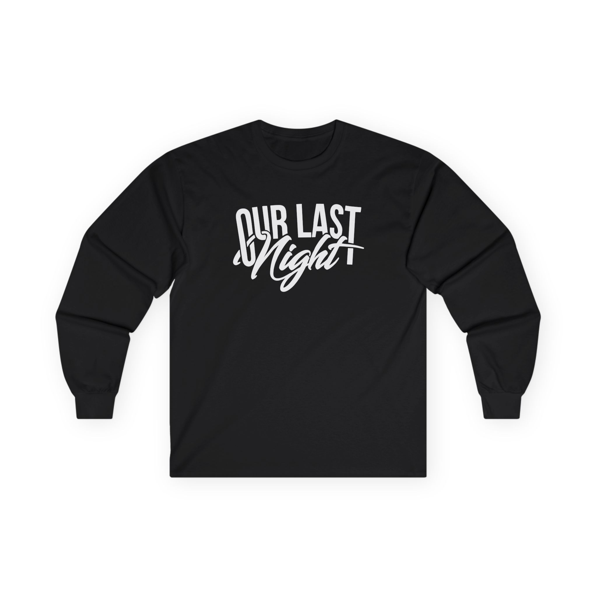 Our Last Night Script Unisex Ultra Cotton Long Sleeve Tee