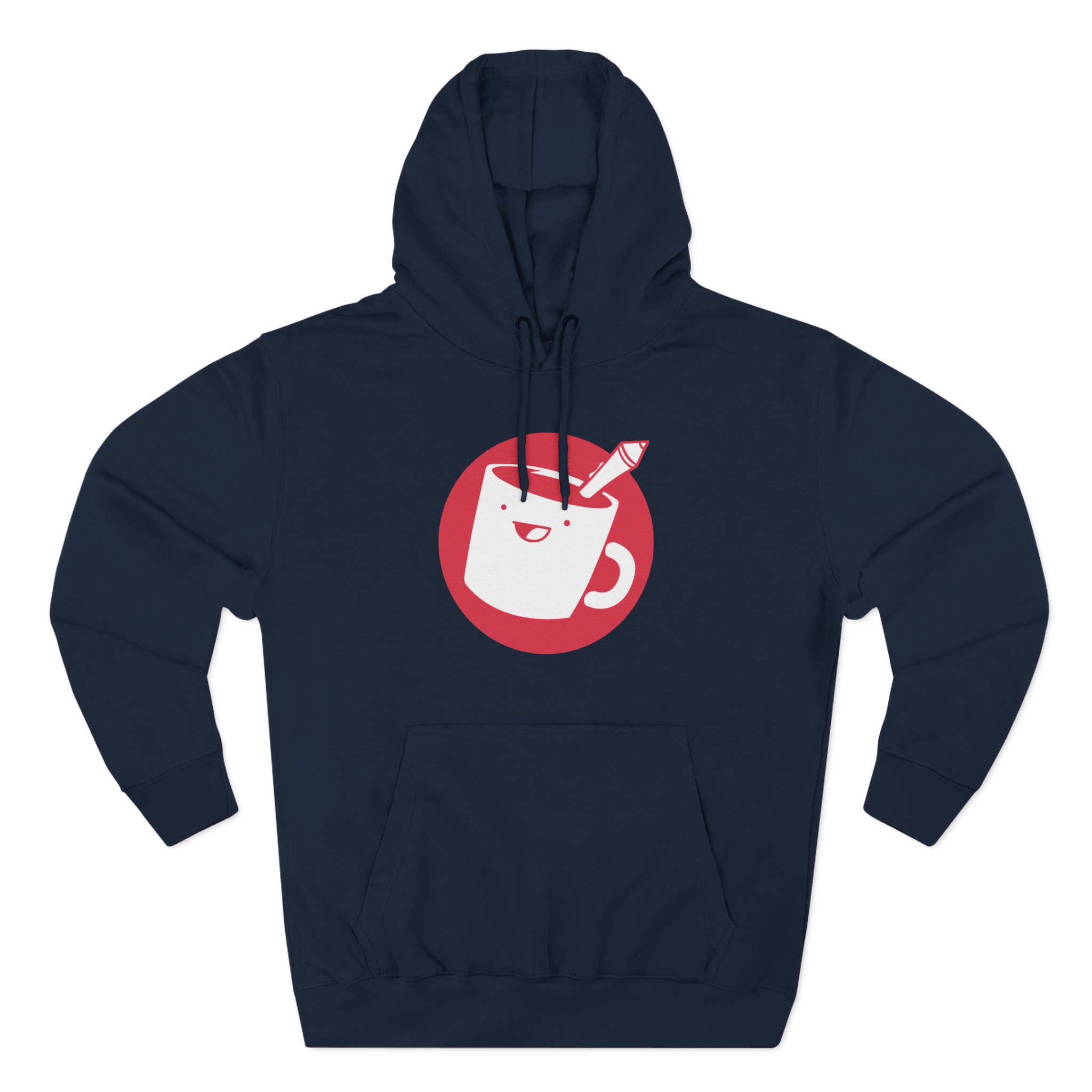 Drawfee Logo Three-Panel Fleece Hoodie