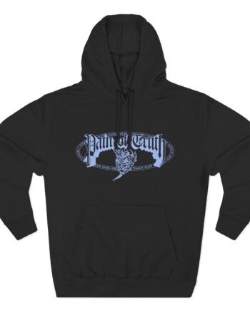 Pain of Truth Split Three-Panel Fleece Hoodie