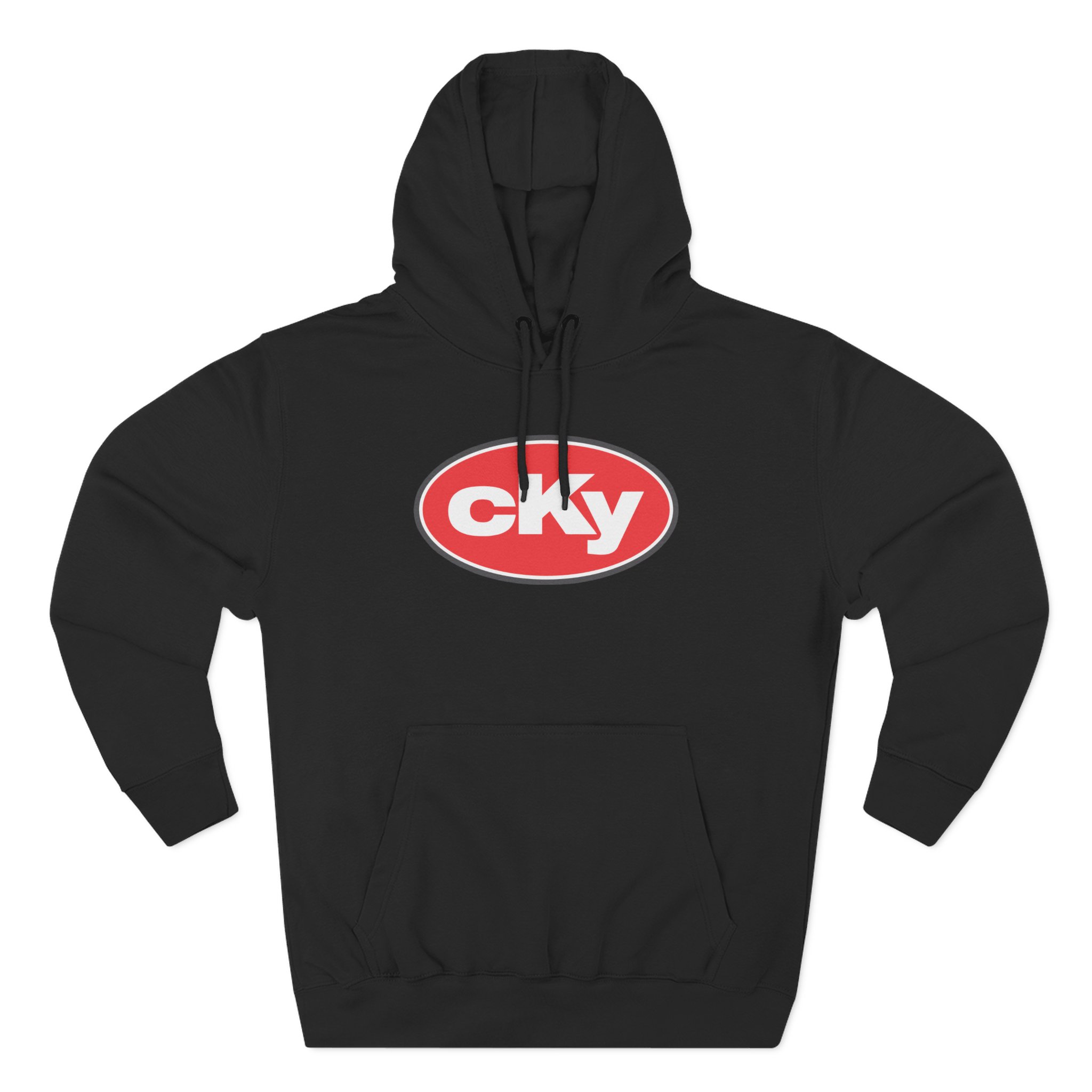 CKY Oval Logo Three-Panel Fleece Hoodie