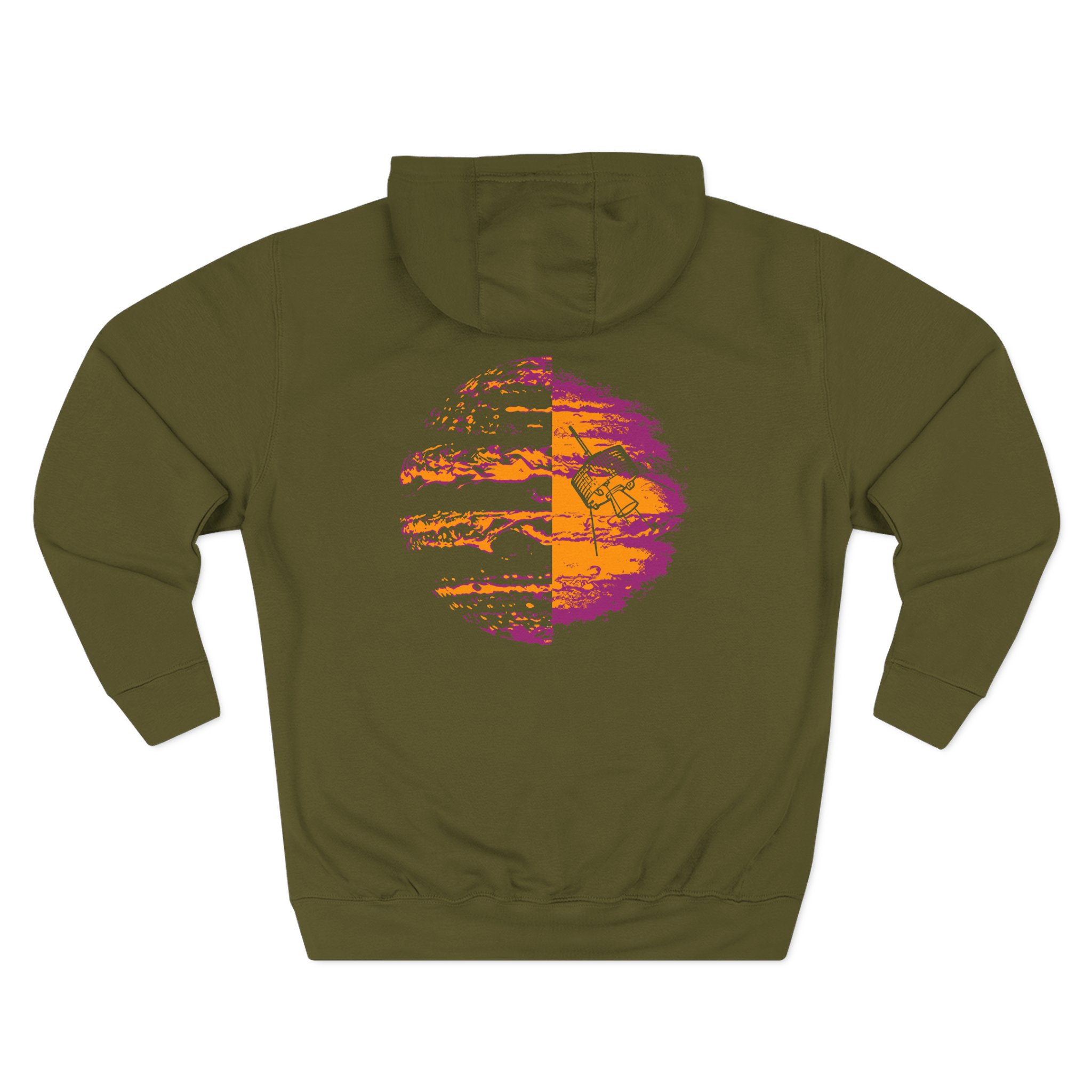 Cave in Jupiter Emerging Three-Panel Fleece Hoodie