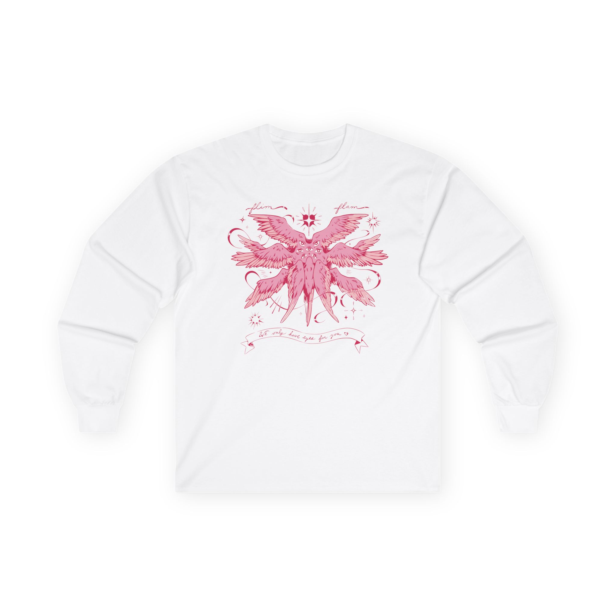 Flamingo Flim Flam Angel Unisex Ultra Cotton Long Sleeve Tee