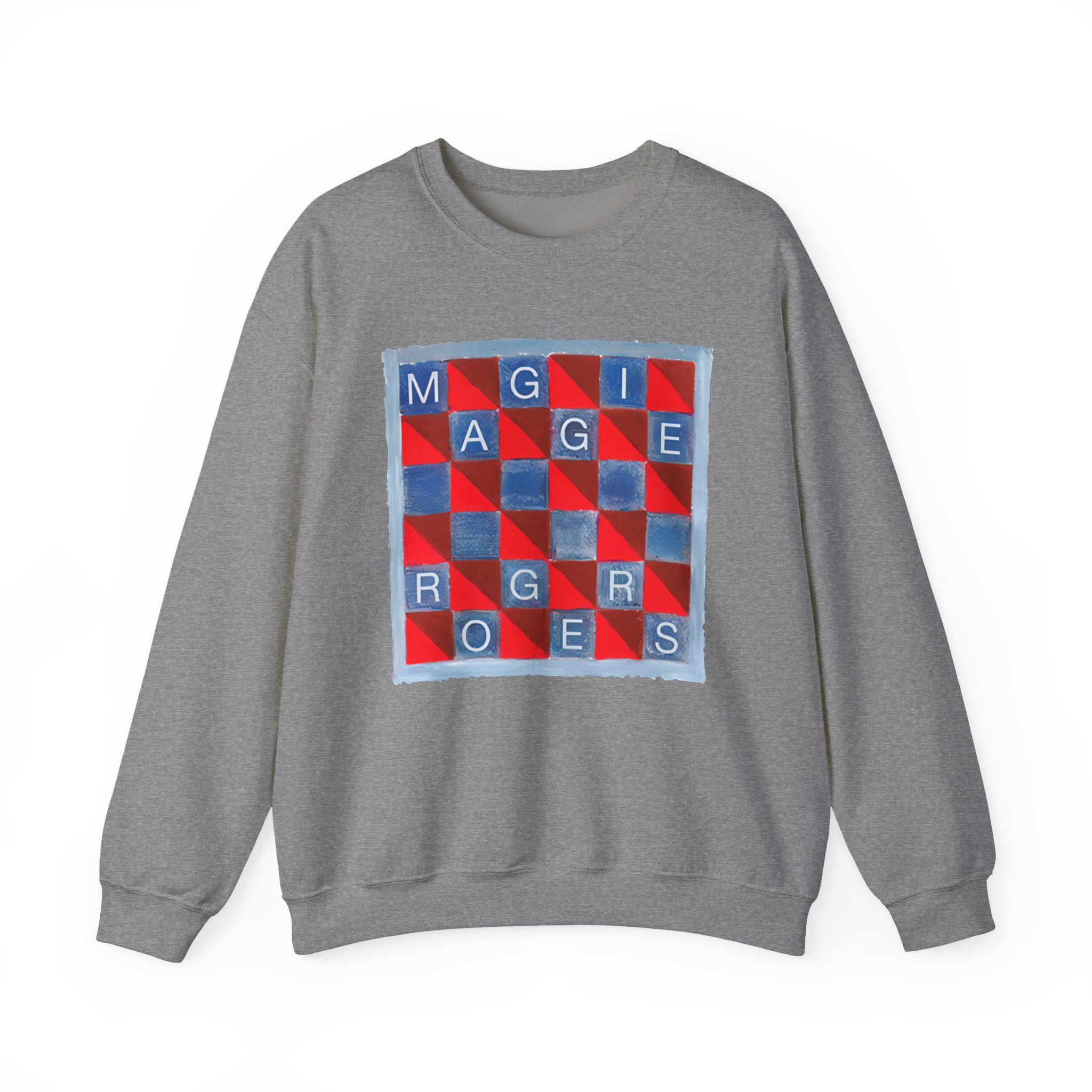 Maggie Rogers Checkmate Unisex Heavy Blendâ„¢ Crewneck Sweatshirt