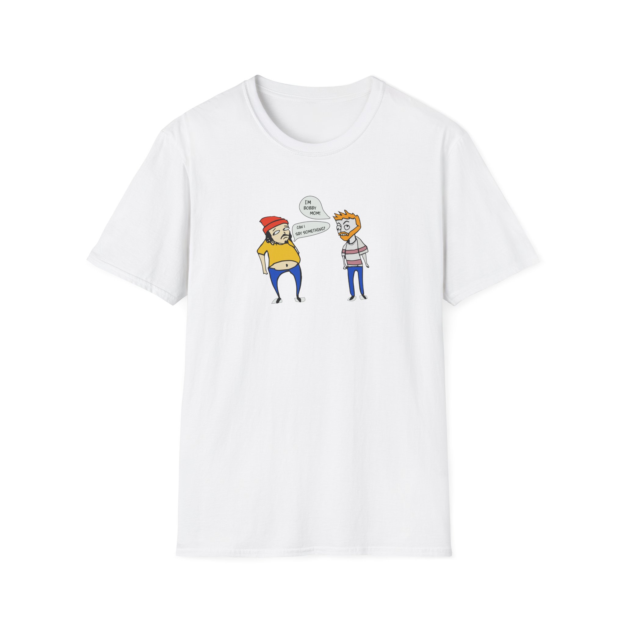 Bad Friends Embroidered Unisex Softstyle T-Shirt