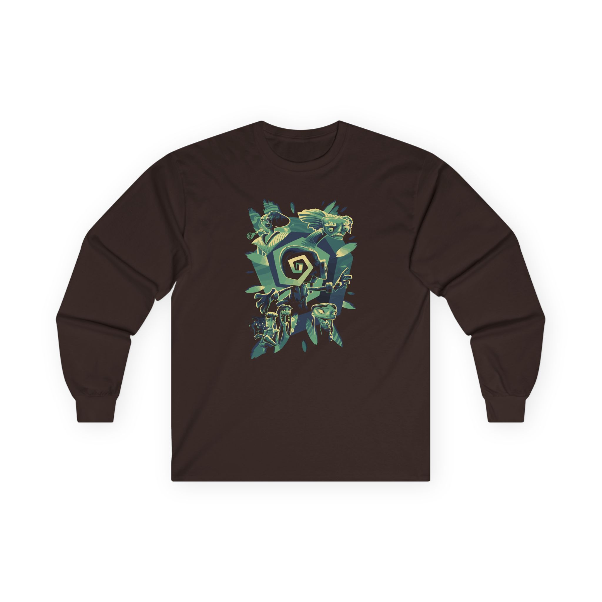 Double Fine Psychodelic Cast Unisex Ultra Cotton Long Sleeve Tee