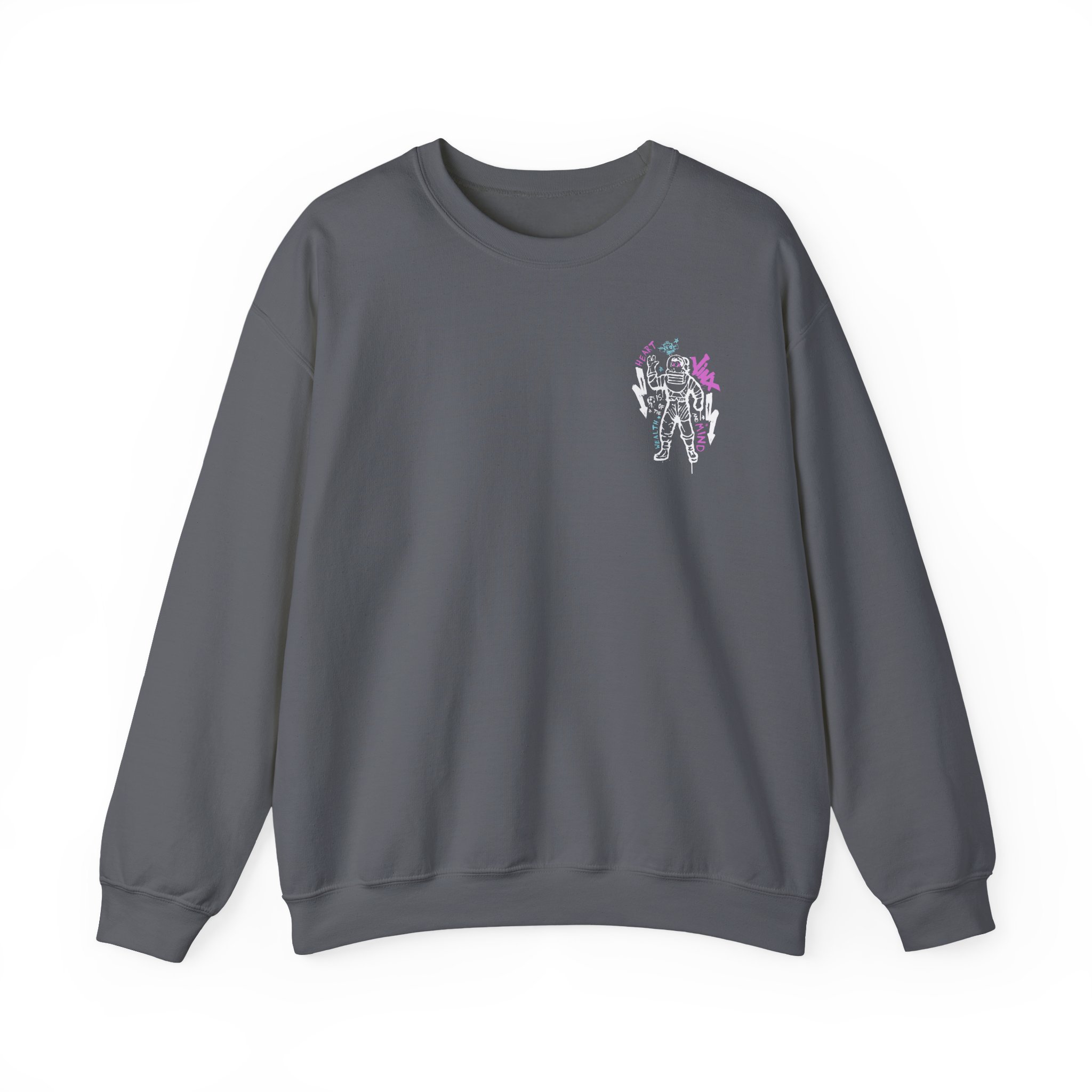 Jinx Arcane Unisex Heavy Blendâ„¢ Crewneck Sweatshirt
