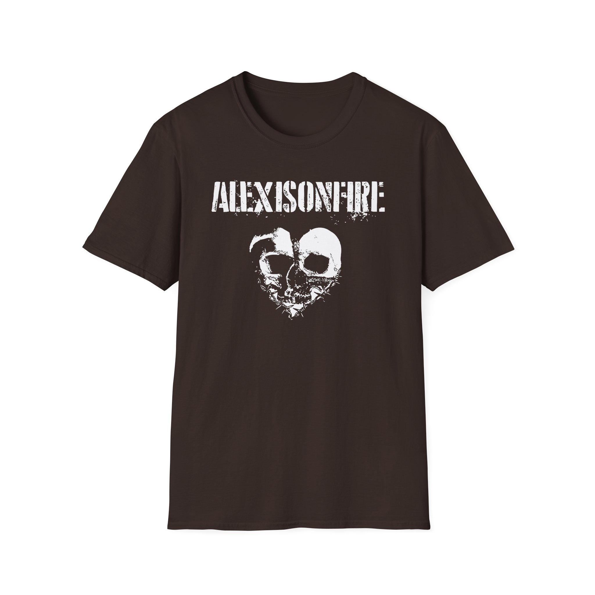 Alexisonfire Barbed Wire Heartskull Unisex Softstyle T-Shirt