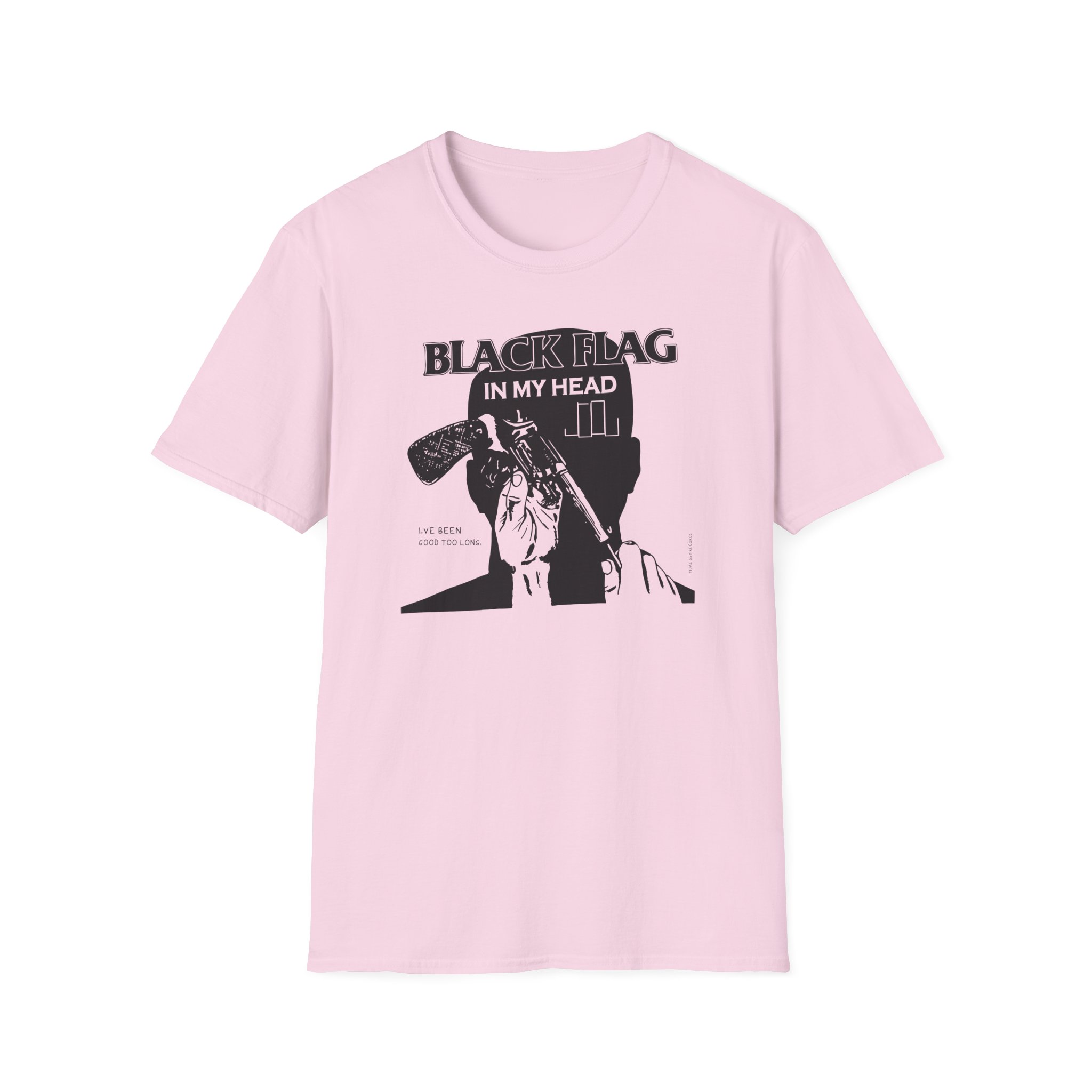 Black Flag in My Head Unisex Softstyle T-Shirt