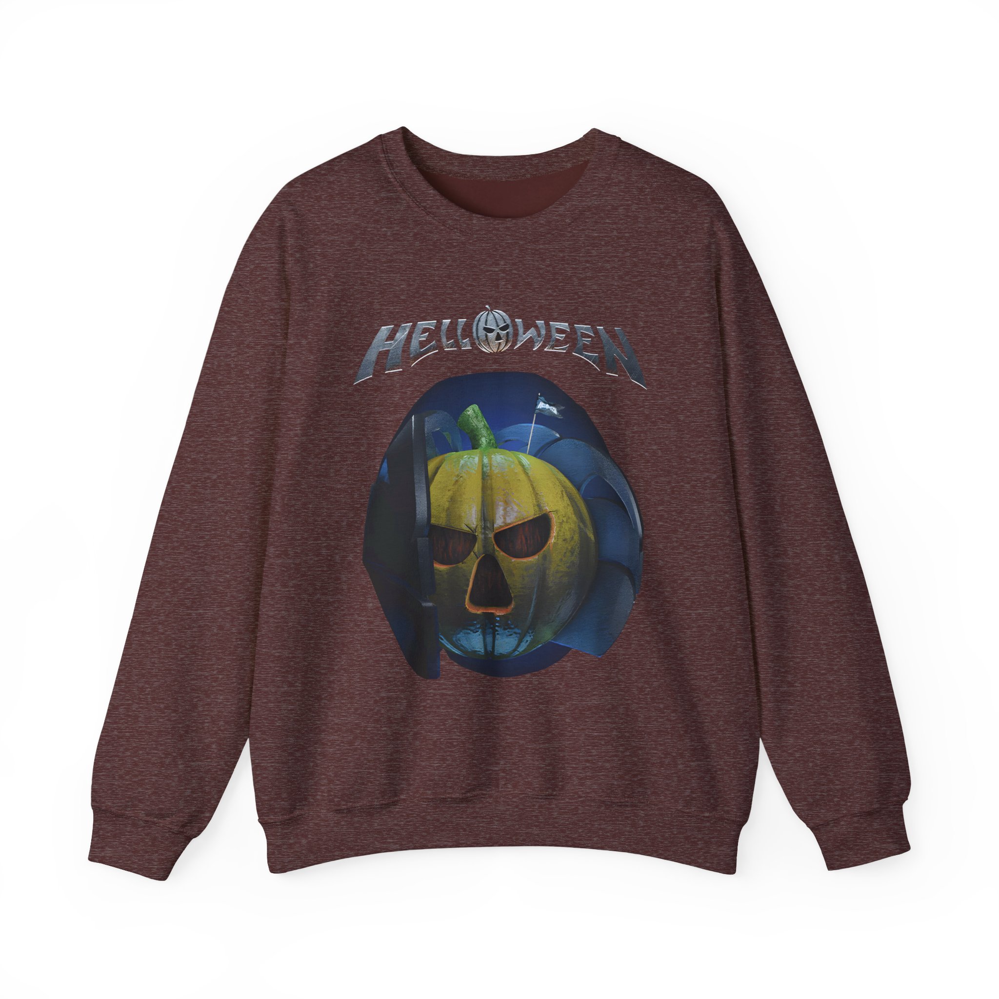 Helloween United Forces Pumpkin Unisex Heavy Blendâ„¢ Crewneck Sweatshirt