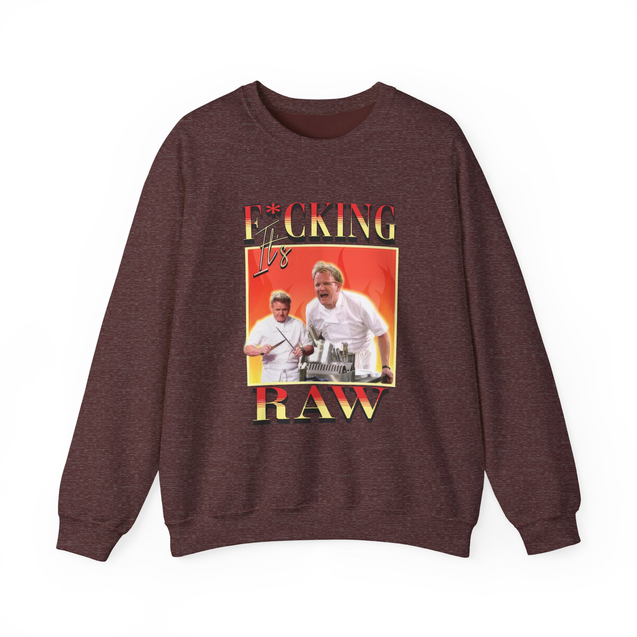 Gordon Ramsay It's F*cking Raw Unisex Heavy Blendâ„¢ Crewneck Sweatshirt