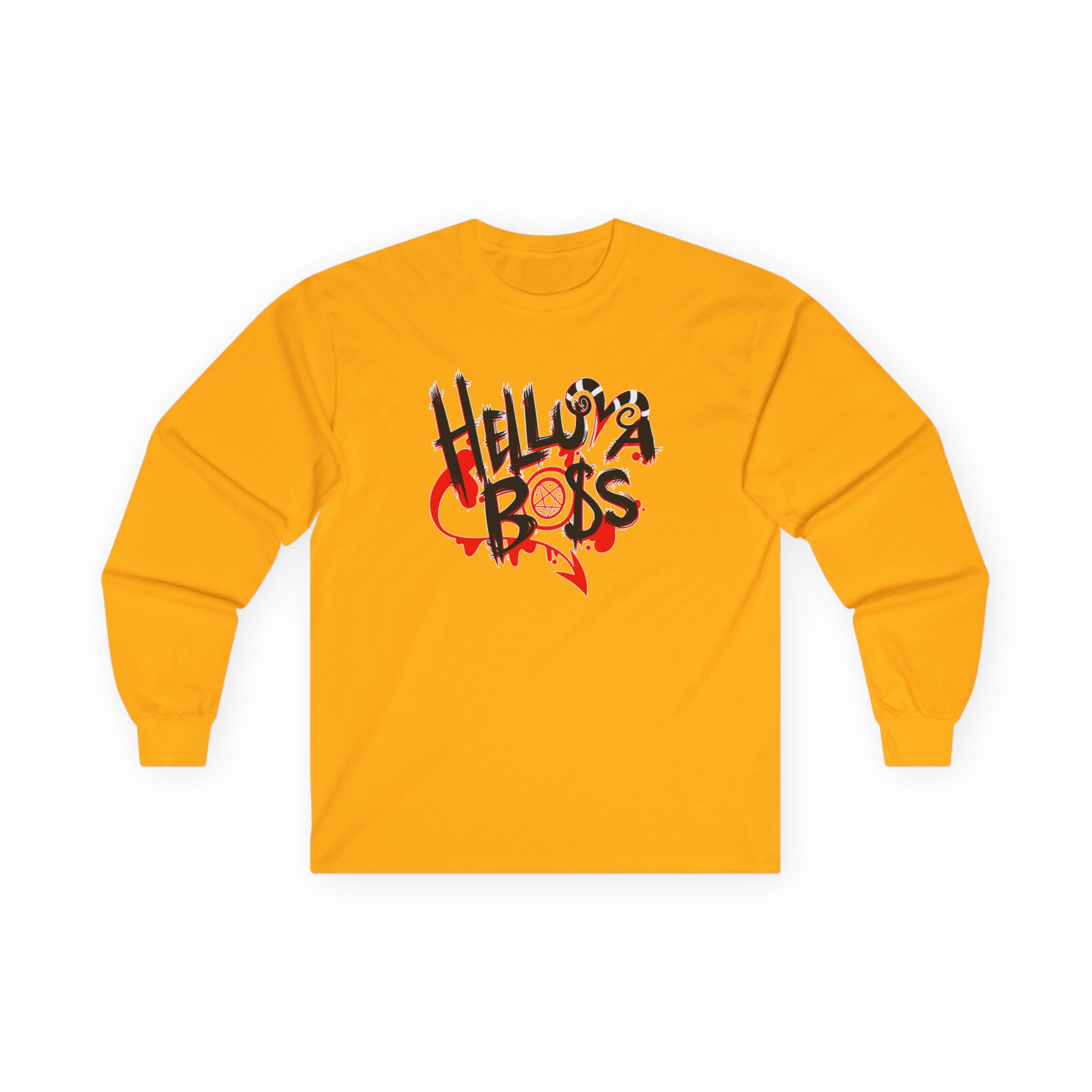 Helluva Boss Logo Unisex Ultra Cotton Long Sleeve Tee