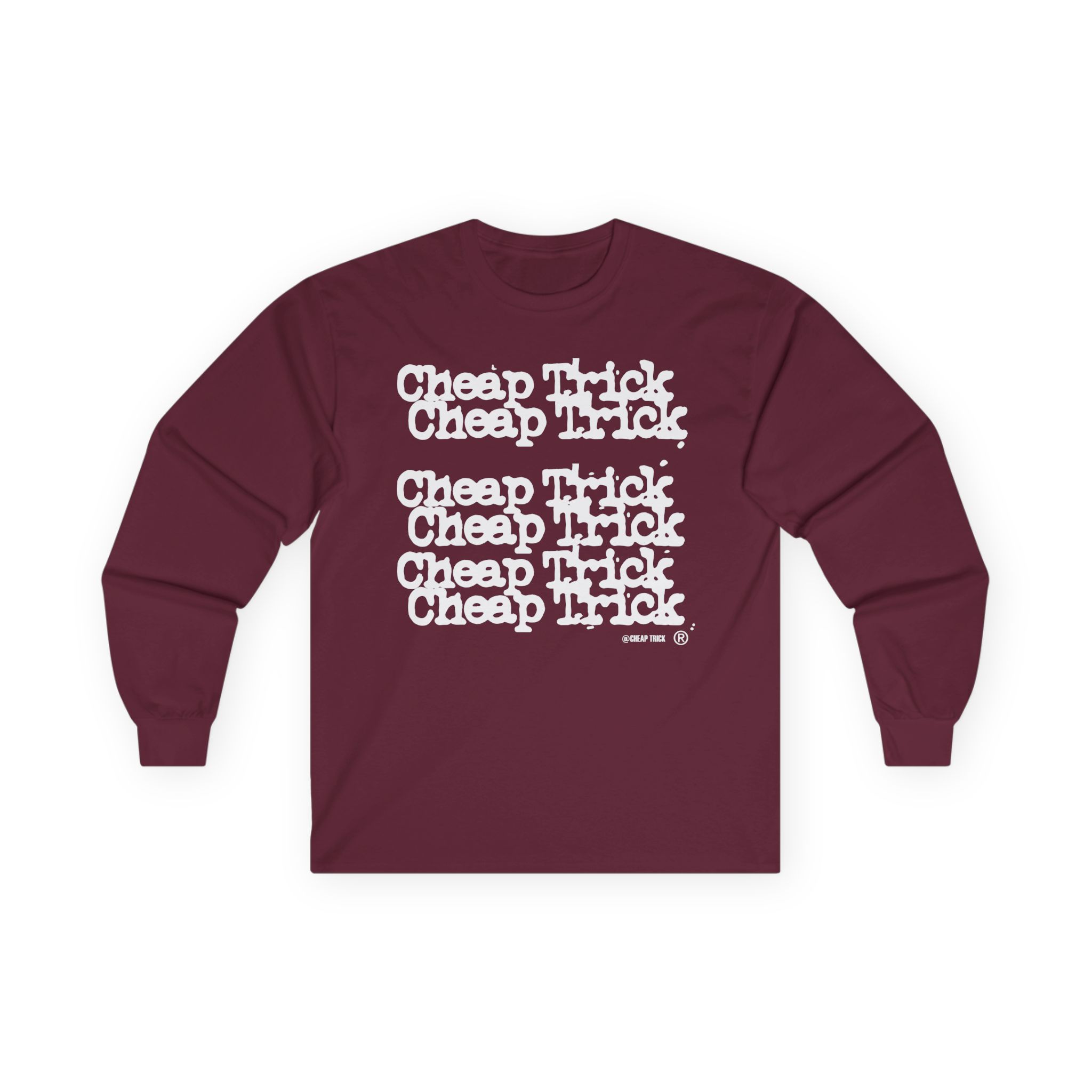 Cheap Trick Stacked Logo Unisex Ultra Cotton Long Sleeve Tee