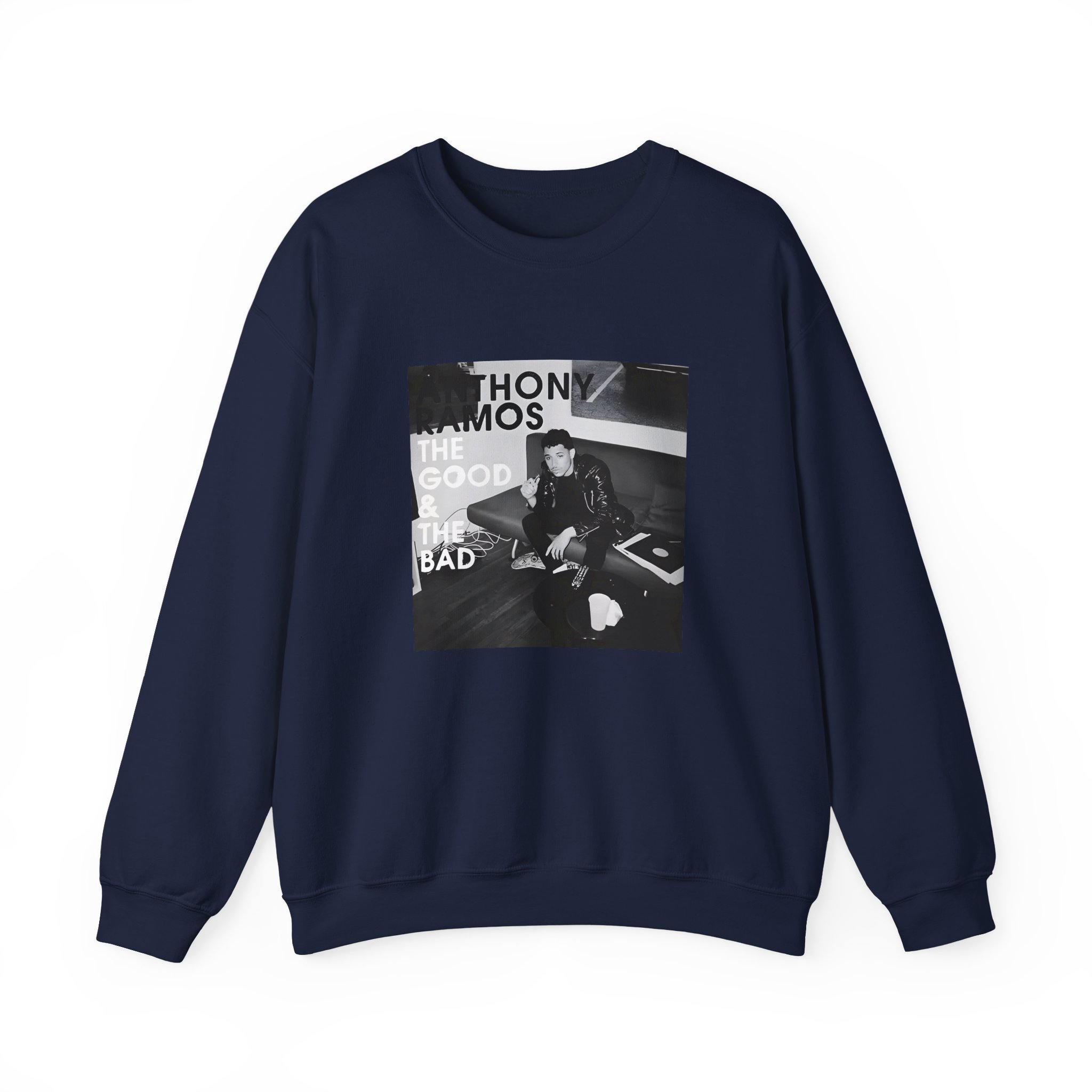 Anthony Ramos the Good & the Bad Album Unisex Heavy Blendâ„¢ Crewneck Sweatshirt