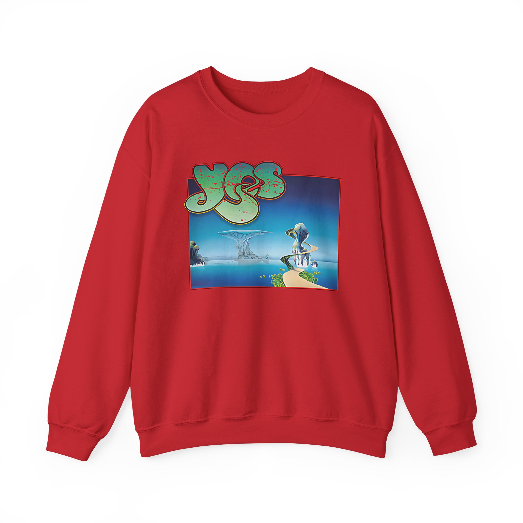 Yes Song Album Cover Unisex Heavy Blendâ„¢ Crewneck Sweatshirt