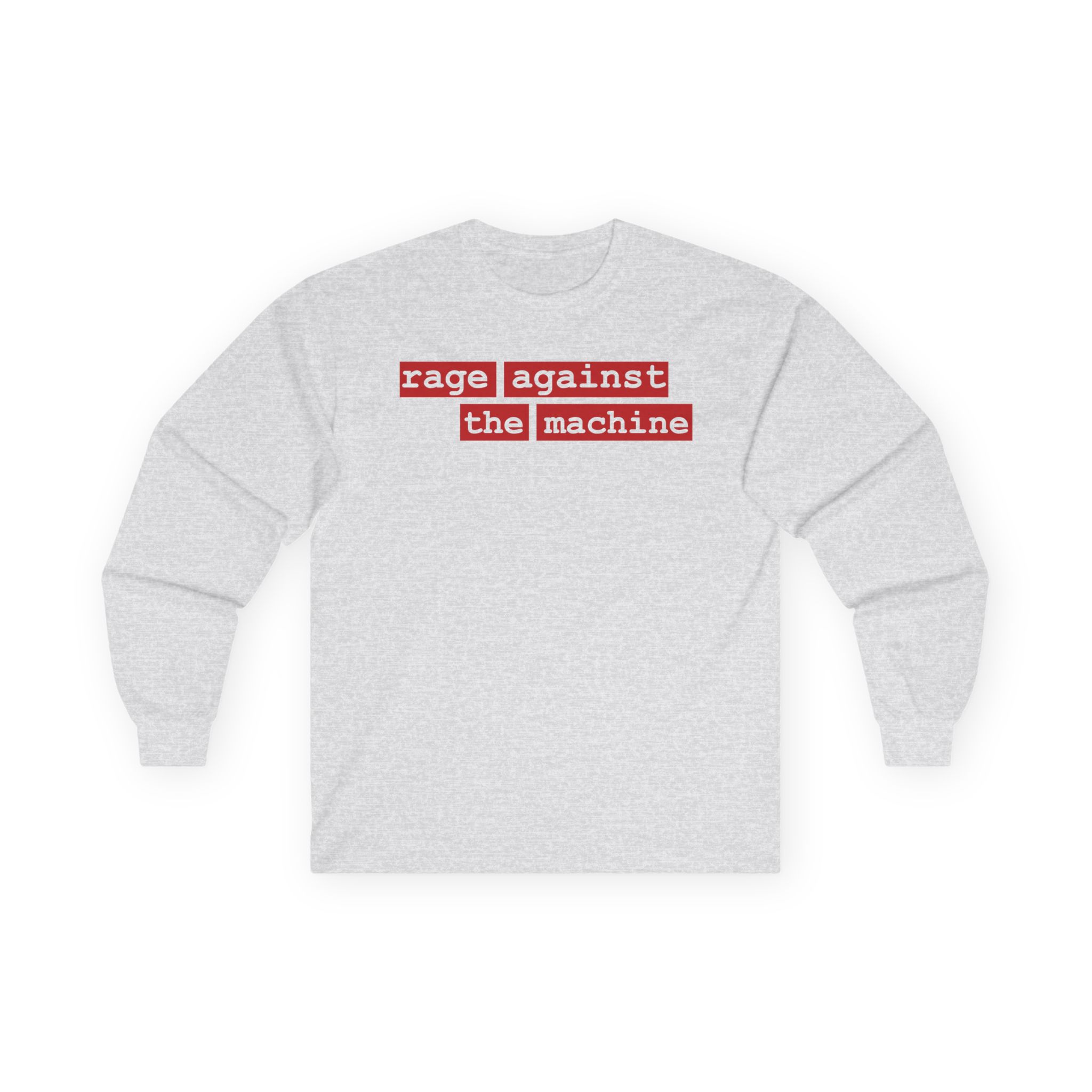 Rage Against the Machine Rage Stencil Type Unisex Ultra Cotton Long Sleeve Tee