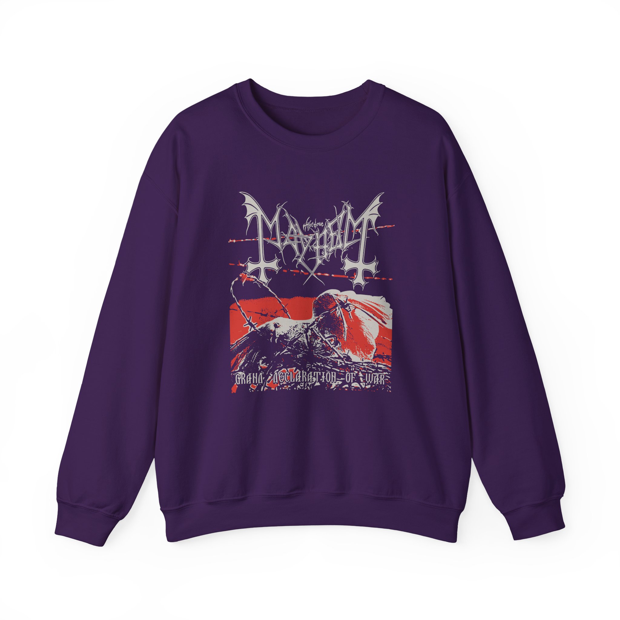 Mayhem Grand Declaration of War Unisex Heavy Blendâ„¢ Crewneck Sweatshirt