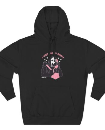 Ghostface Love You To Death Three-Panel Fleece Hoodie