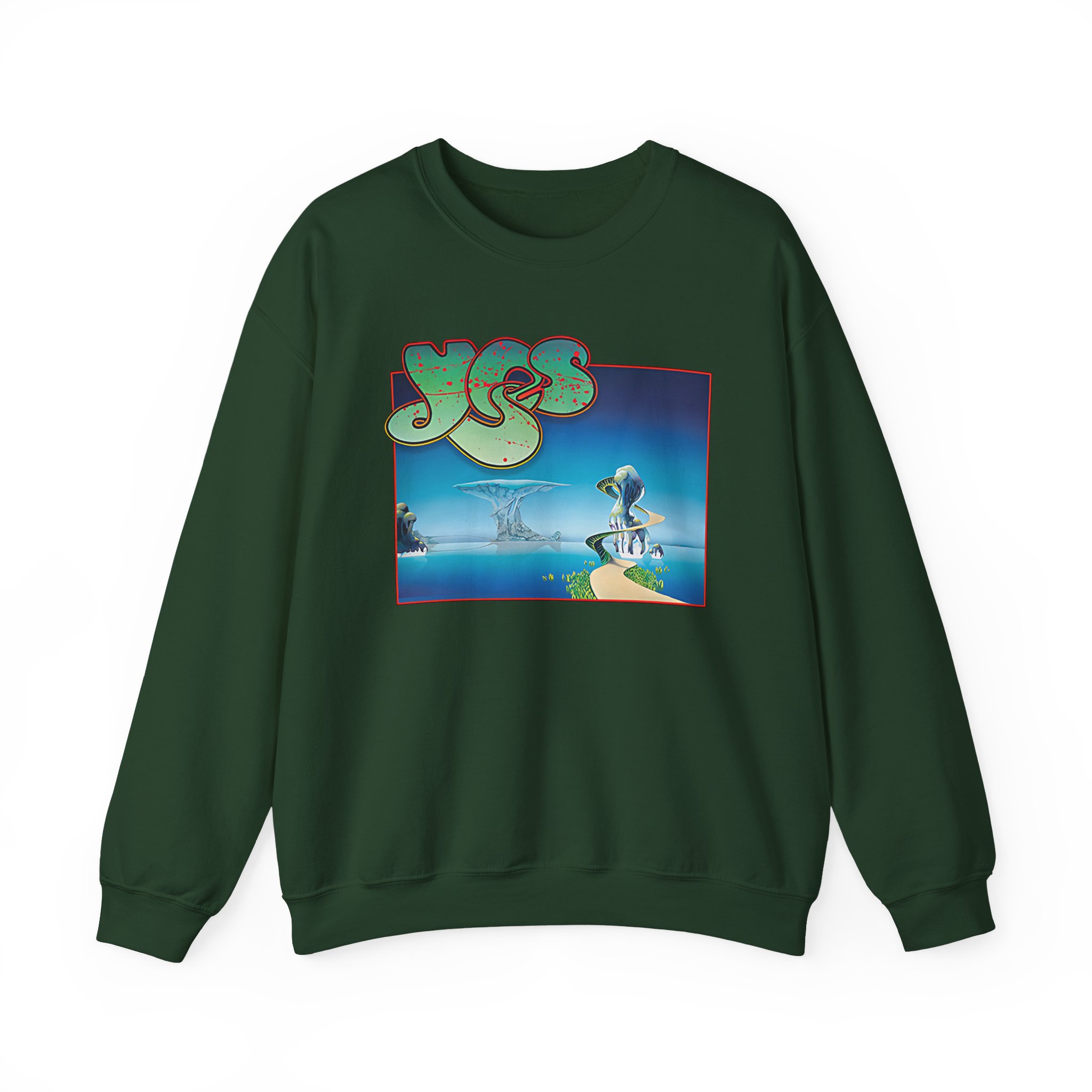 Yes Song Album Cover Unisex Heavy Blendâ„¢ Crewneck Sweatshirt